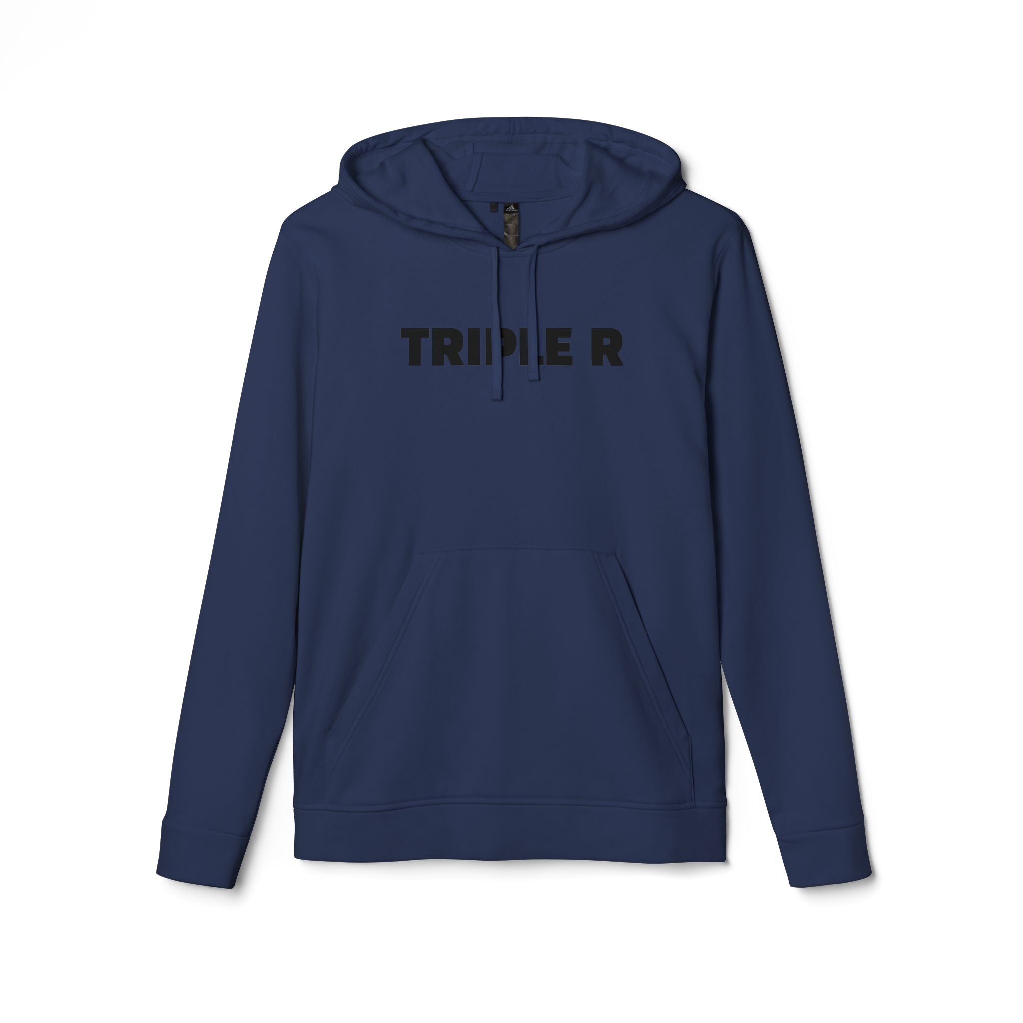 Hoodie - 'TRIPLER' Retro Gradient Graphic Hoodie with 'Recognize Real' Back Text