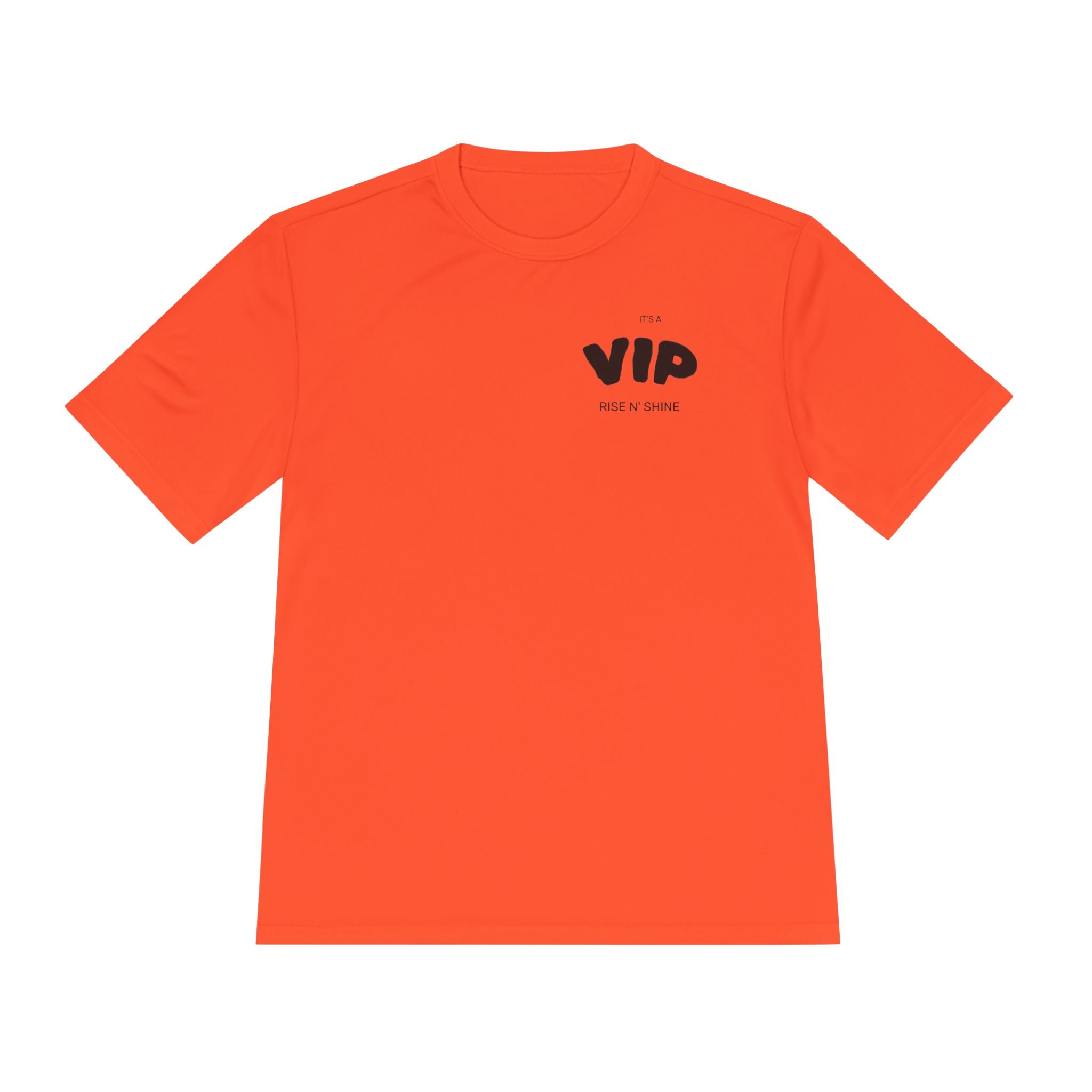 VIP Tee — Minimal Chest Logo Moisture‑Wicking Shirt