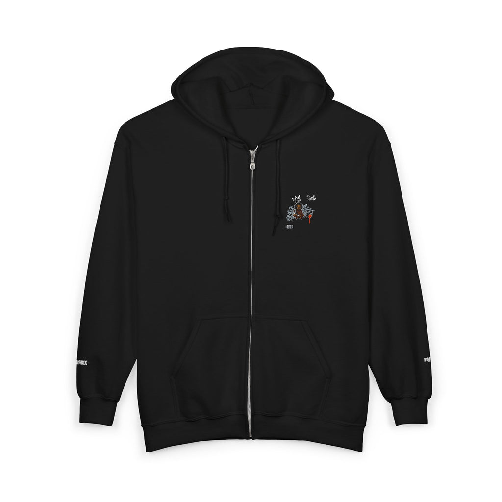 Value In Pain Zip Hoodie — "Every Loss Is A Lesson" Motivational Full-Zip Sweatshirt
