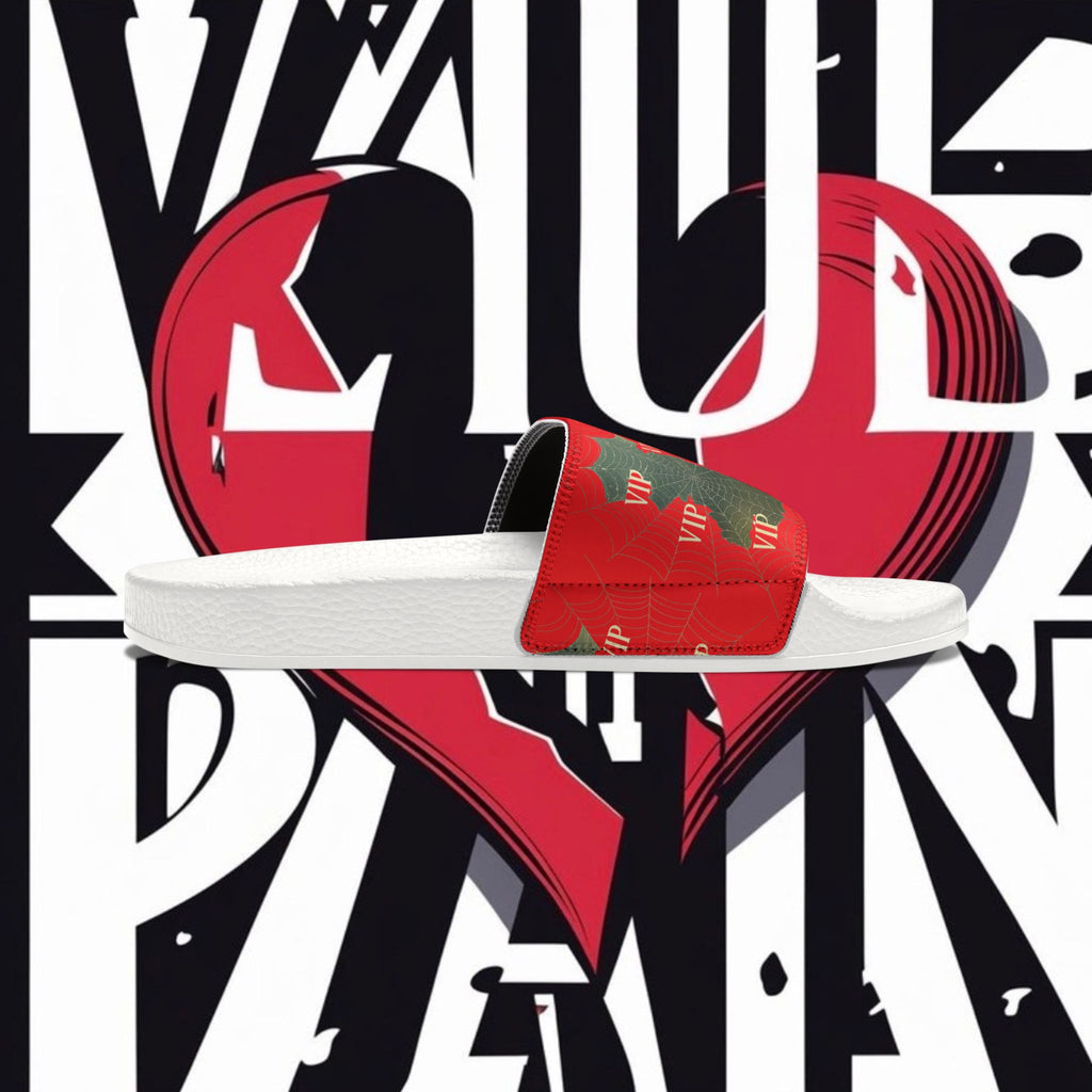 Christmas VIP Slide Sandals — Women's Removable‑Strap Holiday Slides