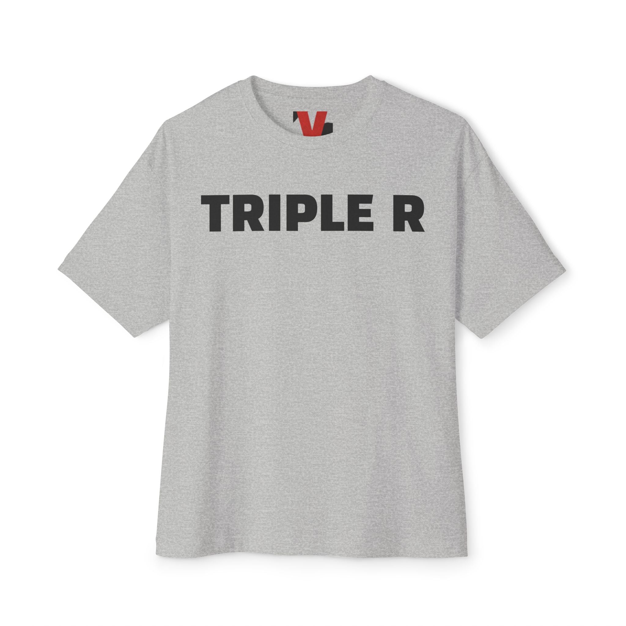 Triple R Graphic Tee - Oversized Boxy Unisex T-Shirt