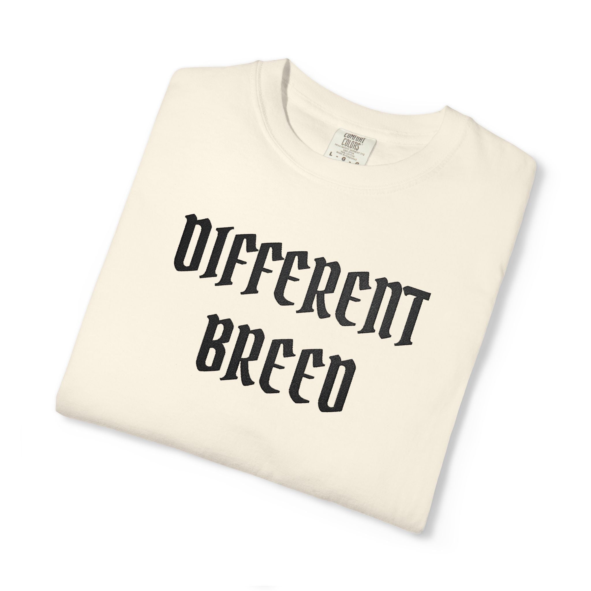 Different Breed T-Shirt — Gothic Text Graphic Tee