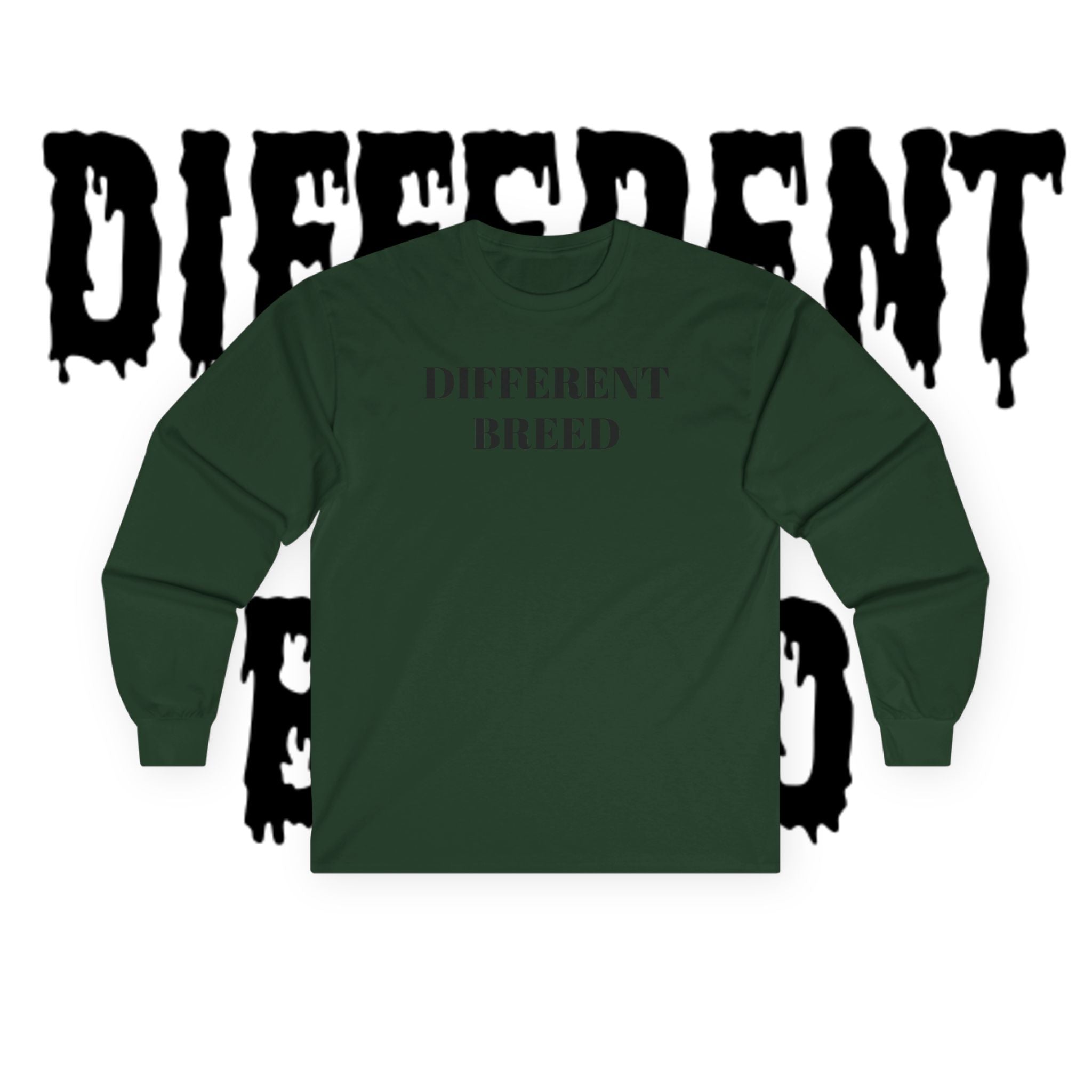 Different Breed Long Sleeve Tee — “Take Risk and Prosper” Graphic