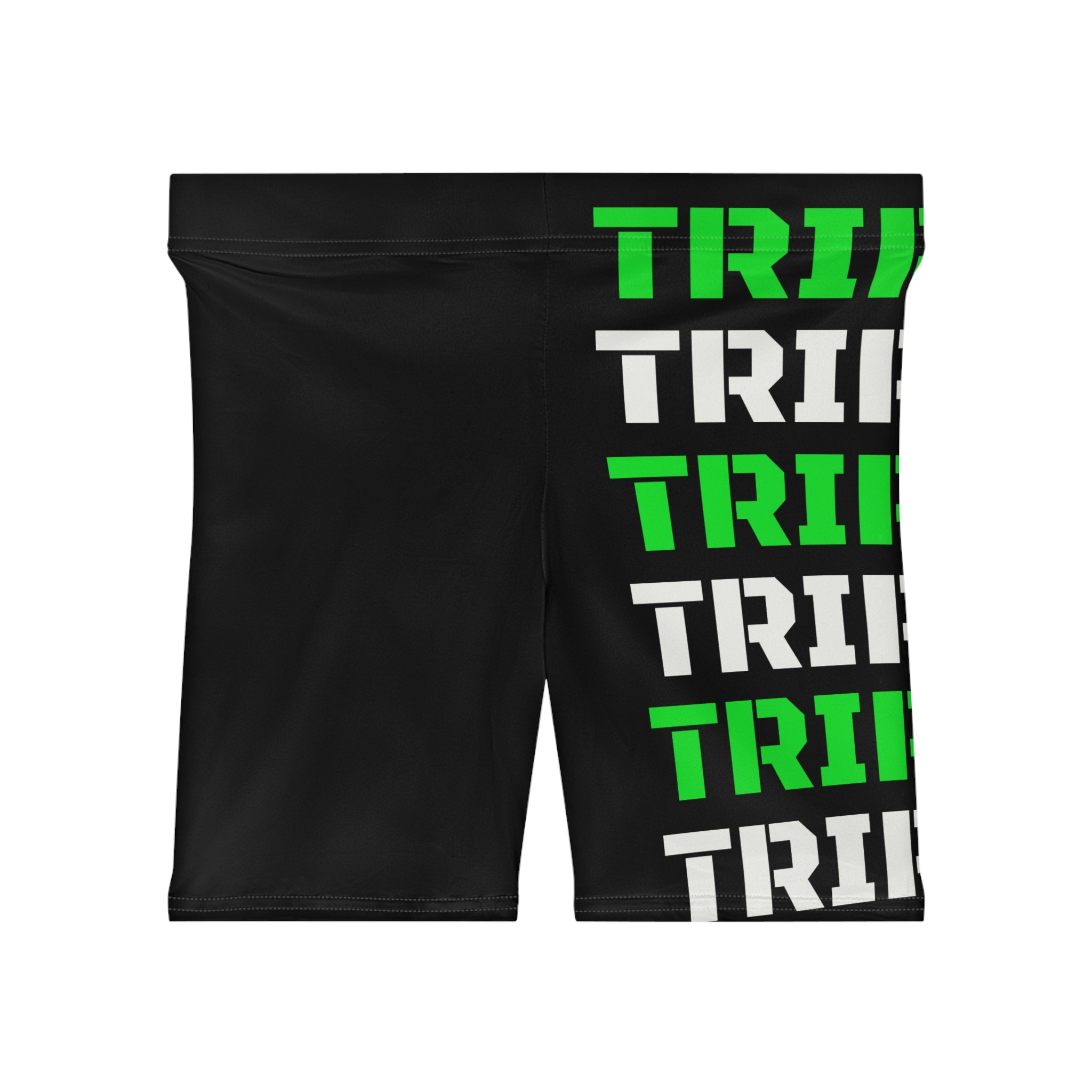 TRIPLE Repeat Graphic Biker Shorts — Women’s High-Contrast Athletic Shorts