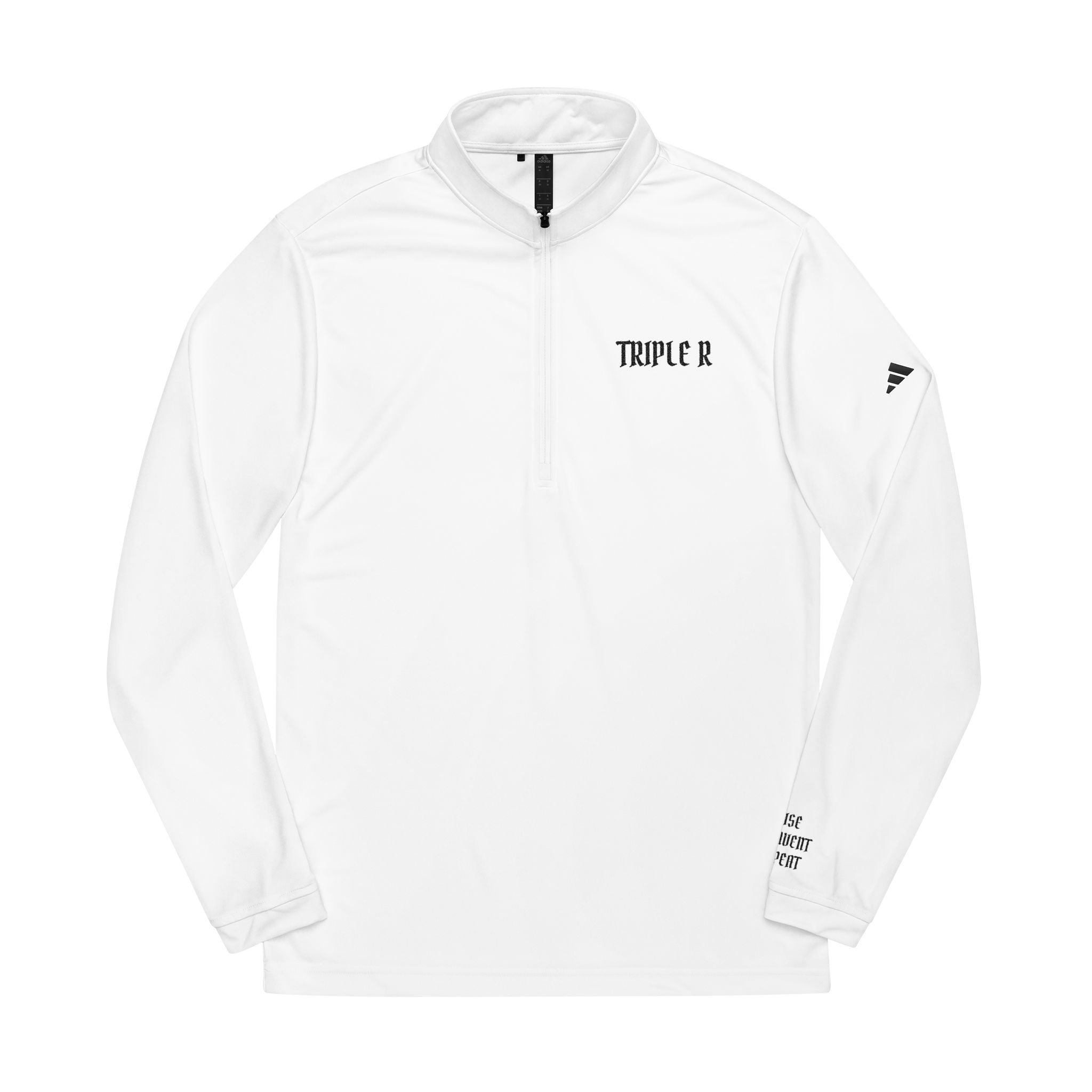 Embroidered Quarter-Zip Pullover — Temple R Athletic Top