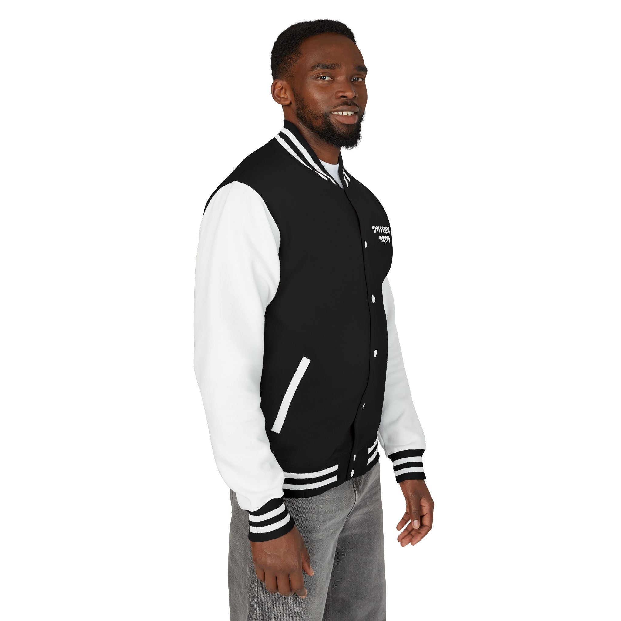 Letterman Jacket — 'Trench Baby' Graffiti Varsity Jacket