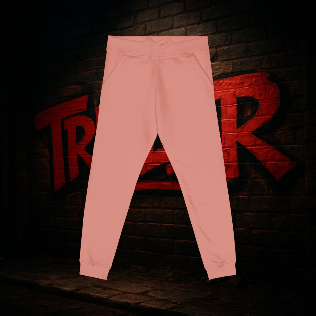 Embroidered Fleece Sweatpants — Cozy Casual Lounge Joggers