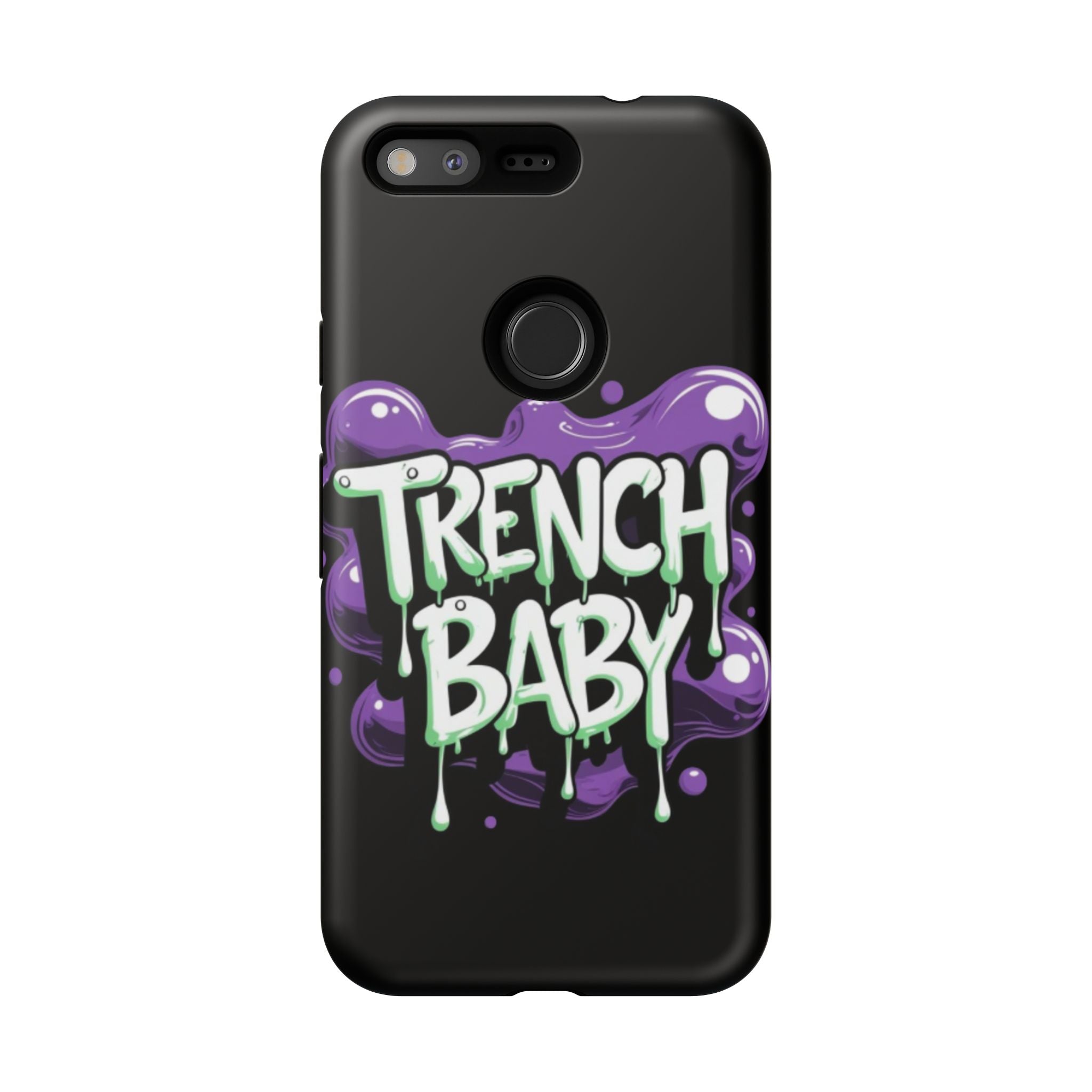 Phone Case — "Trench Baby" Drippy Graffiti Design