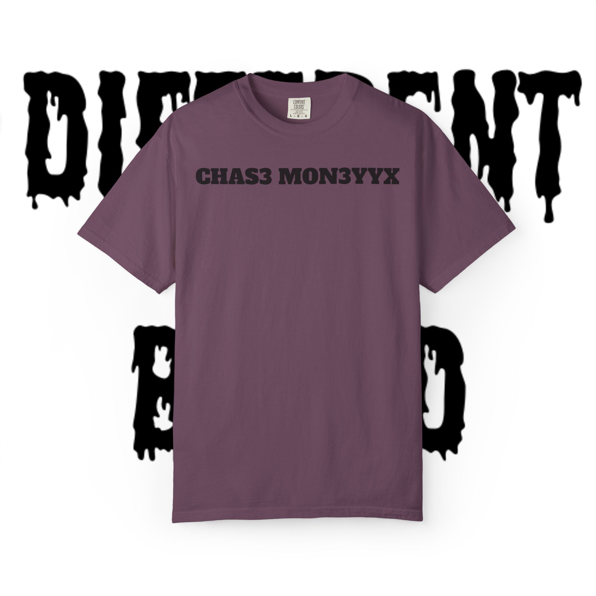 Chas3 Mon3yyx Graphic T-Shirt — Bold Lip Logo Streetwear Tee
