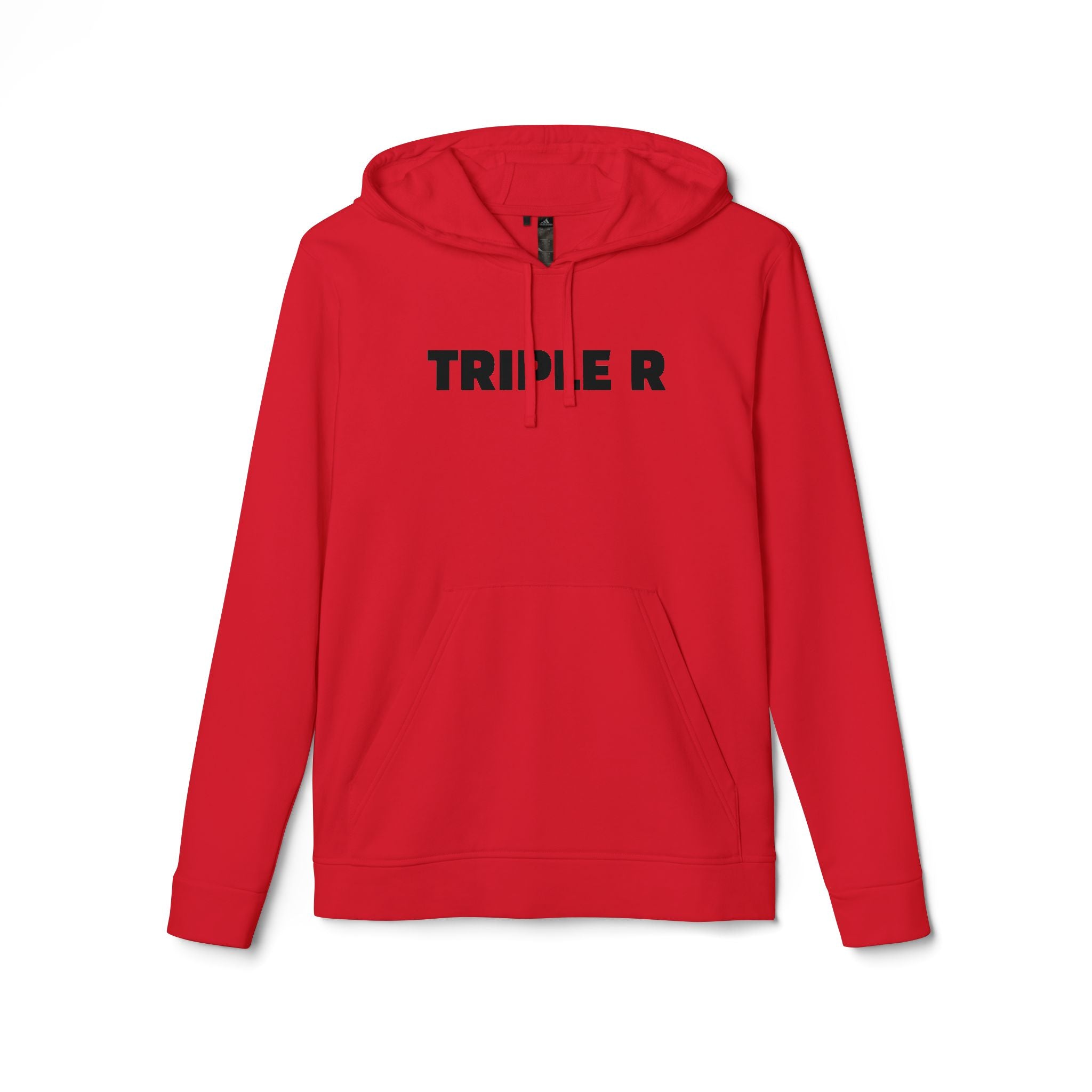 Hoodie - 'TRIPLER' Retro Gradient Graphic Hoodie with 'Recognize Real' Back Text