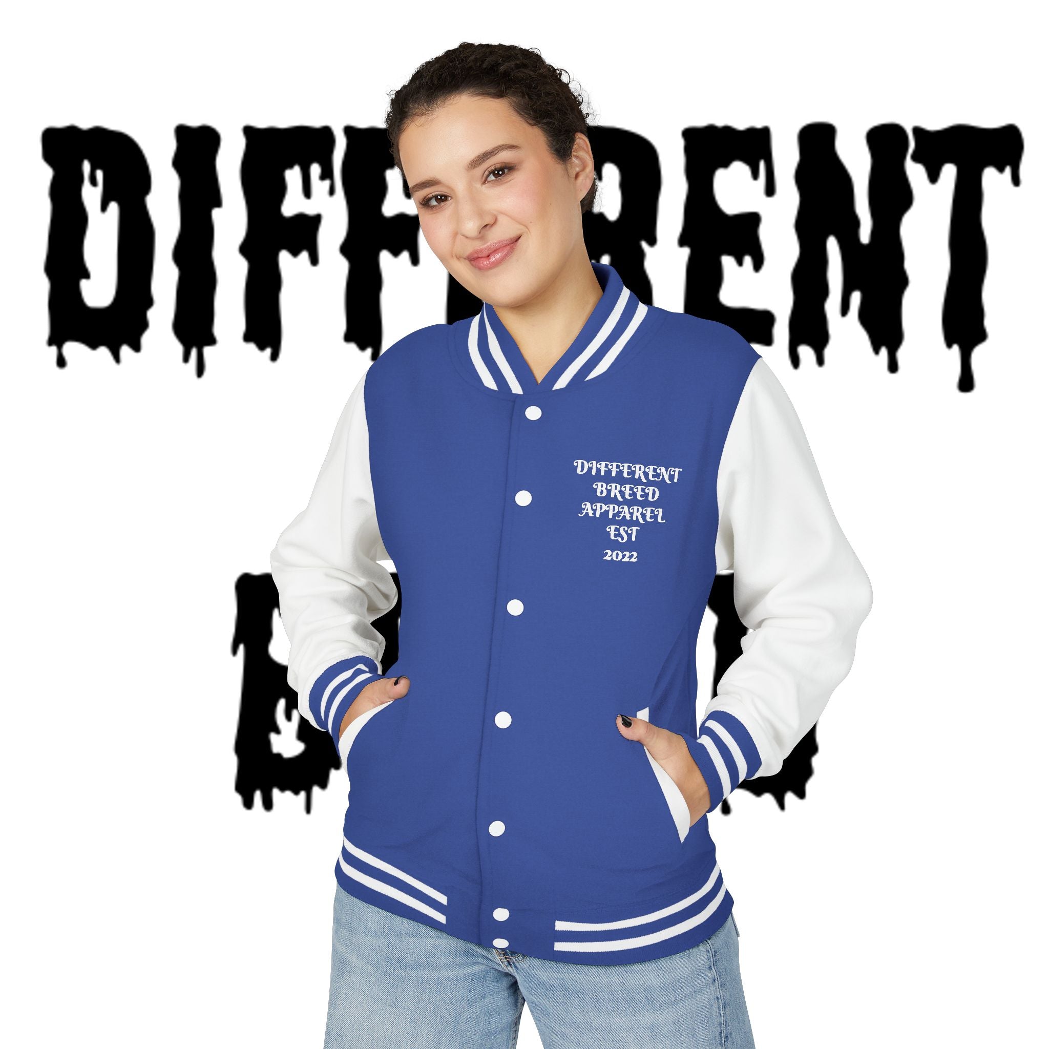 Letterman Jacket — 'Different Breed' Retro Varsity Jacket