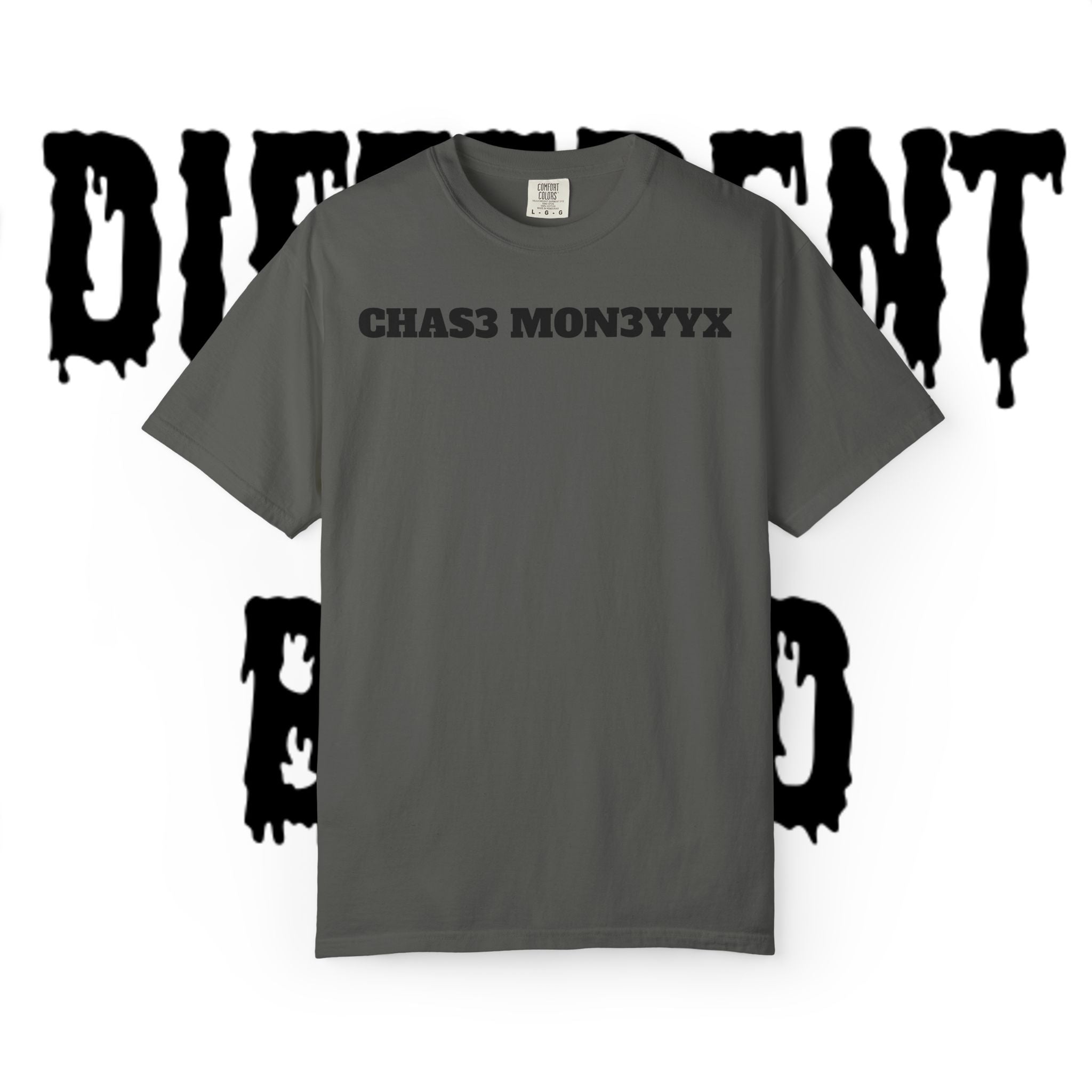 Chas3 Mon3yyx Graphic T-Shirt — Bold Lip Logo Streetwear Tee