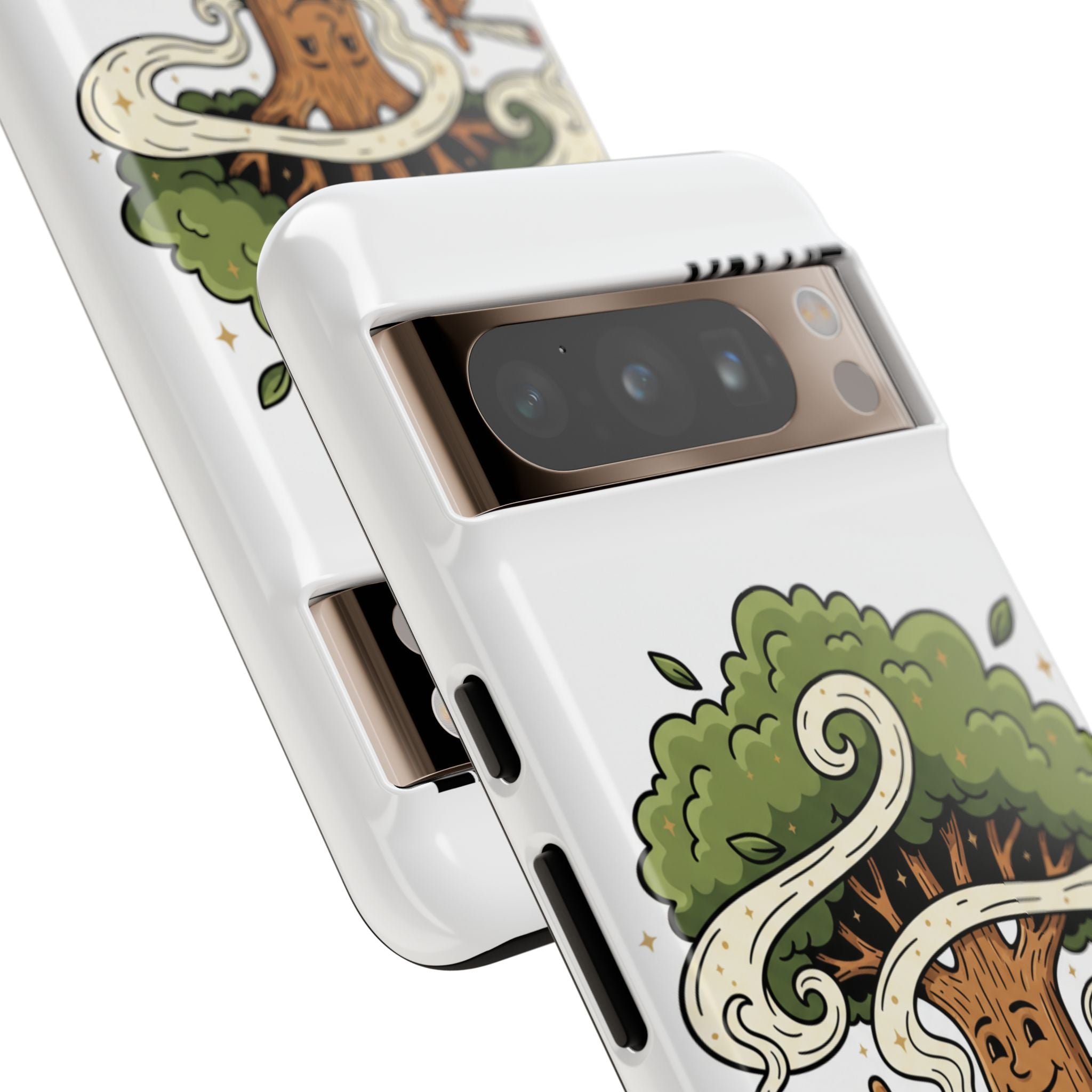 Phone Case — "Stay Rooted" Tree Design with "Value in Pain" Text