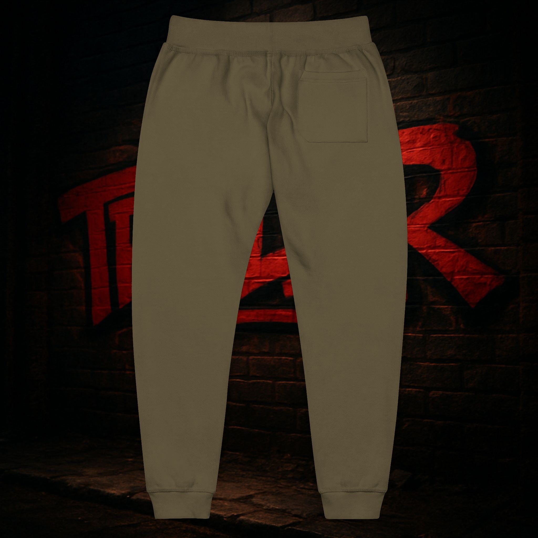 Embroidered Fleece Sweatpants — Cozy Casual Lounge Joggers