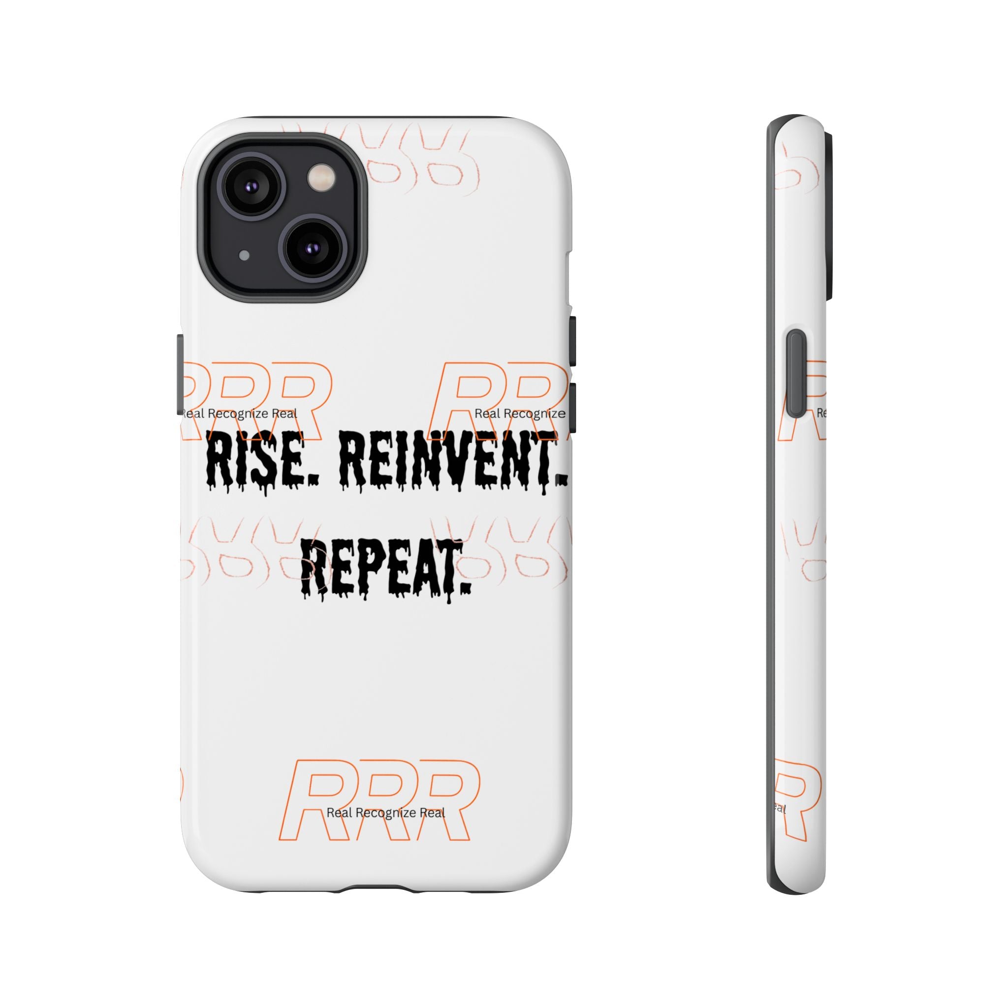 Tough Cases — "Rise. Reinvent. Repeat." Motivational Phone Case