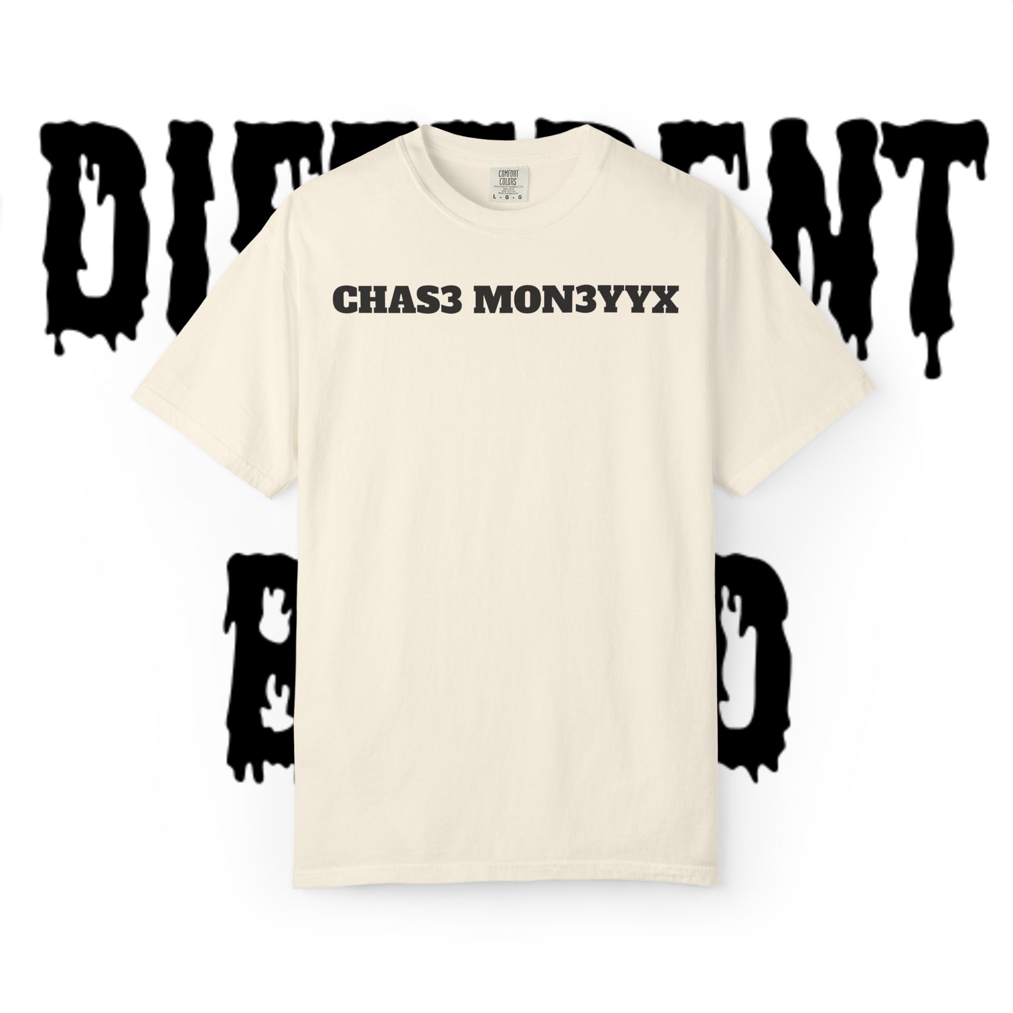 Chas3 Mon3yyx Graphic T-Shirt — Bold Lip Logo Streetwear Tee