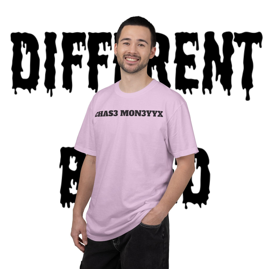 Chas3 Mon3yyx Graphic T-Shirt — Bold Lip Logo Streetwear Tee