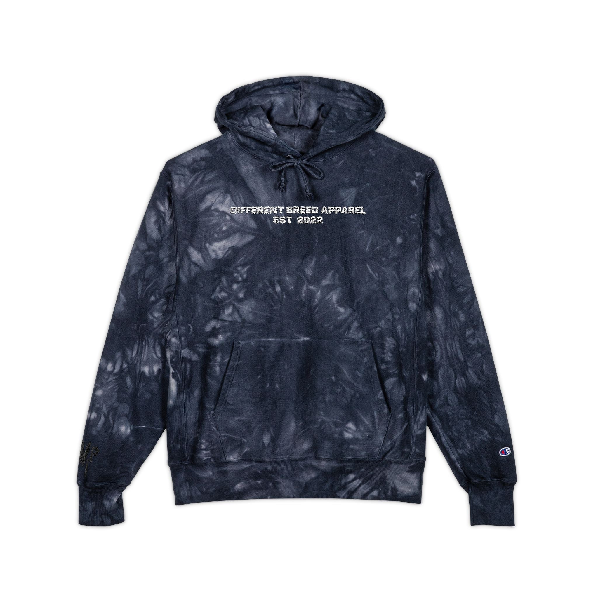 Unisex Champion Tie-Dye Hoodie (Embroidery)