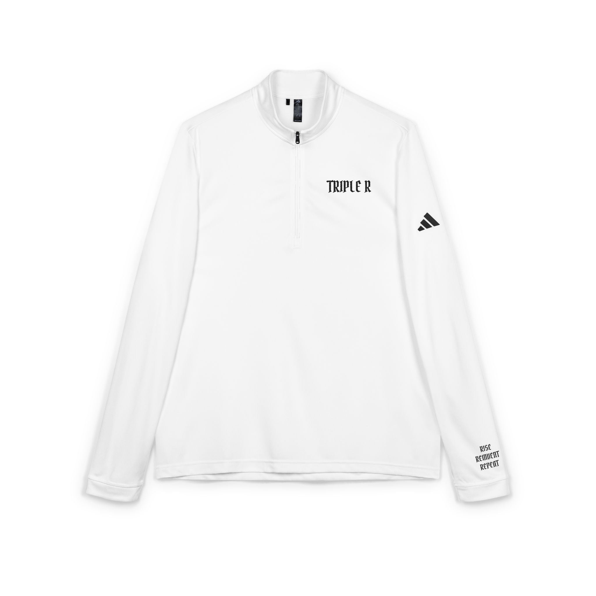 Embroidered Quarter-Zip Pullover — Temple R Athletic Top
