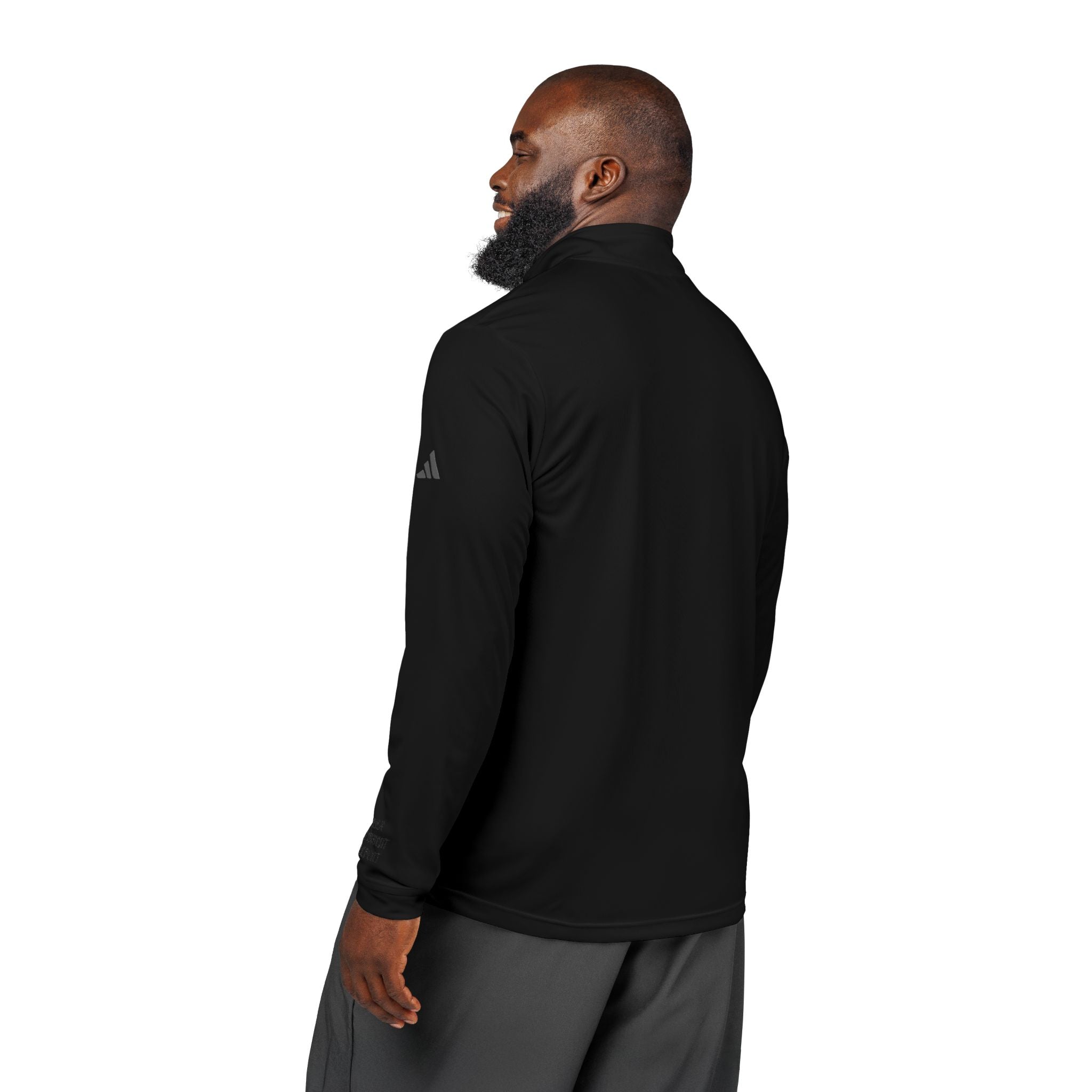 Embroidered Quarter-Zip Pullover — Temple R Athletic Top