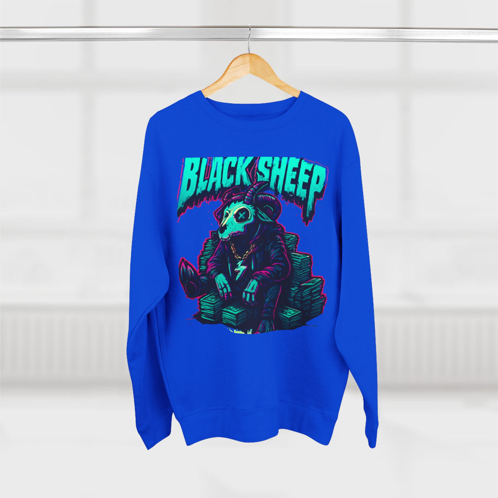 Crewneck Sweatshirt — 'Black Sheep' Graphic Pullover (The One Counted Out)