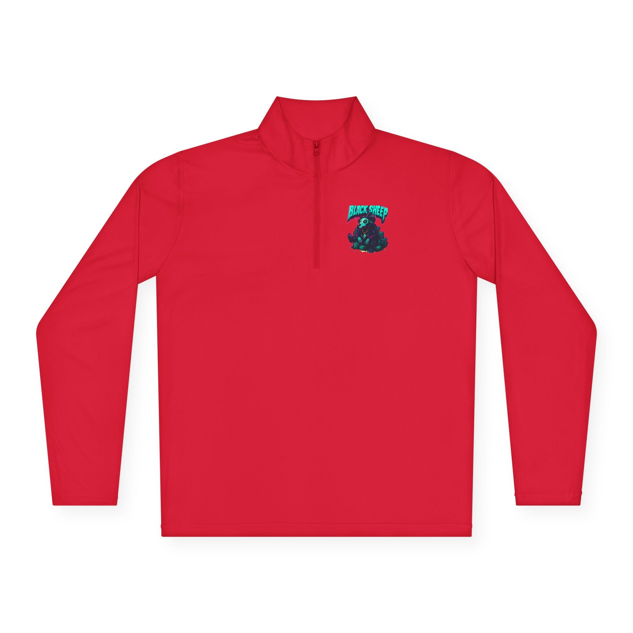 Quarter-Zip Pullover — "Value the Pain" Motivational Athletic Pullover