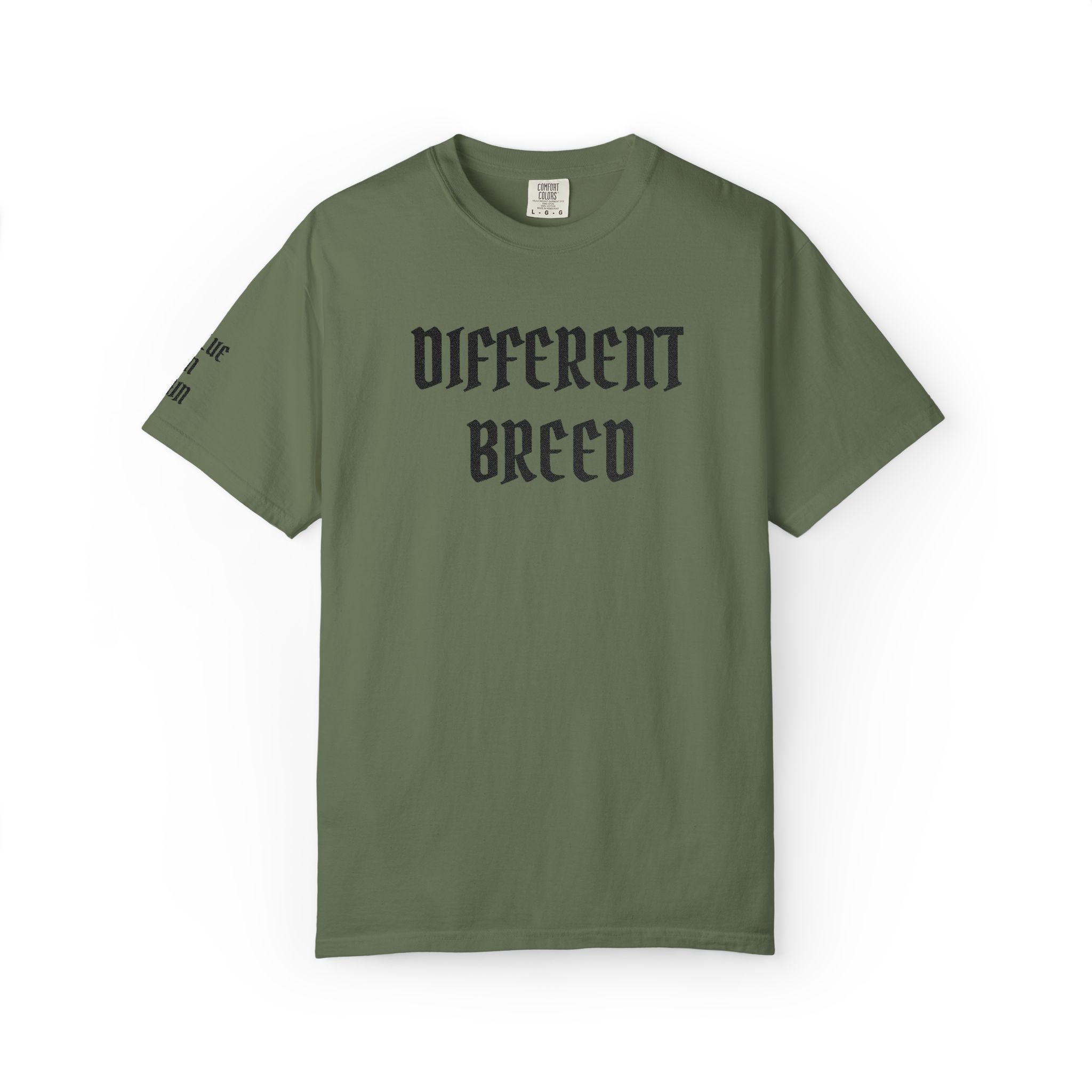 Different Breed T-Shirt — Gothic Text Graphic Tee