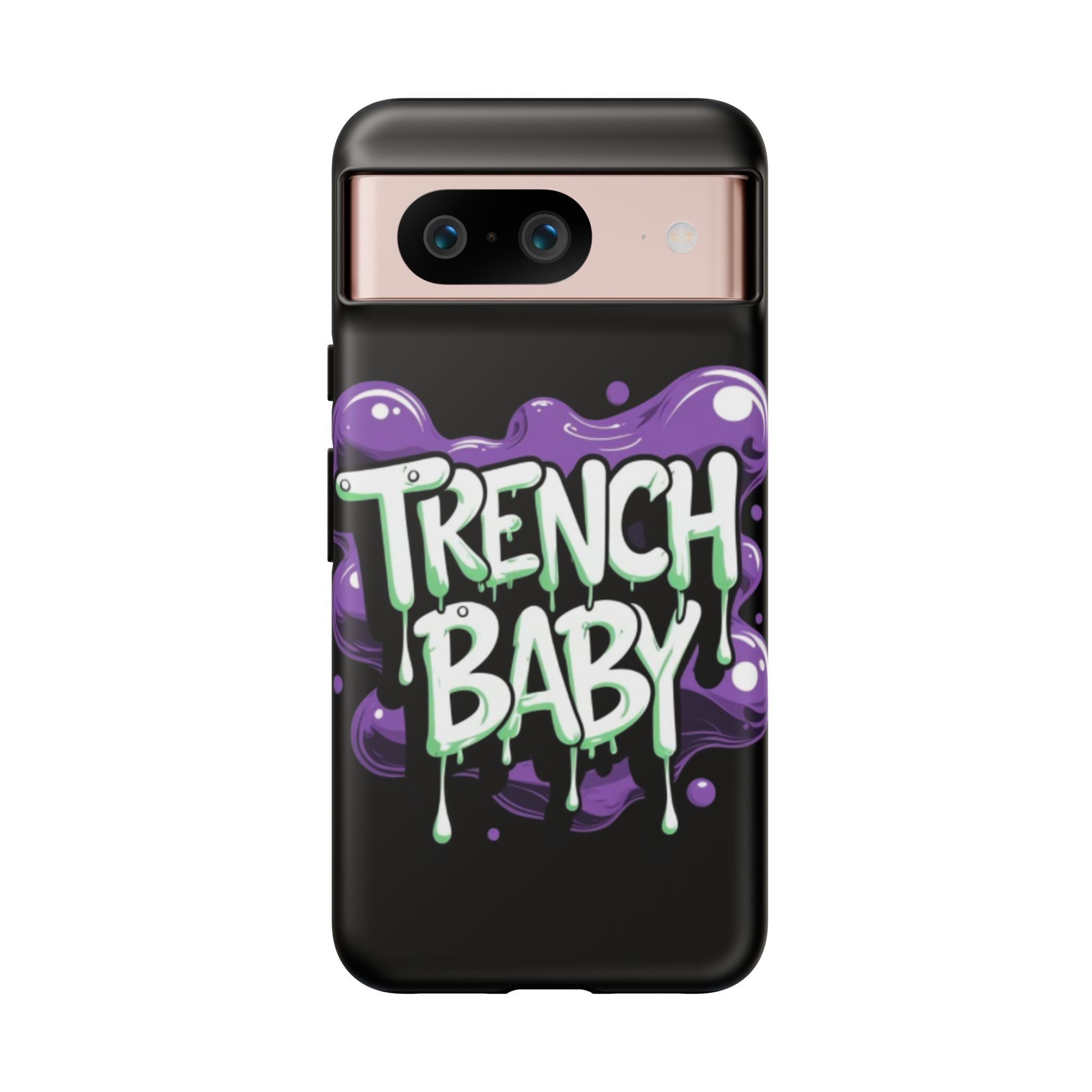 Phone Case — "Trench Baby" Drippy Graffiti Design