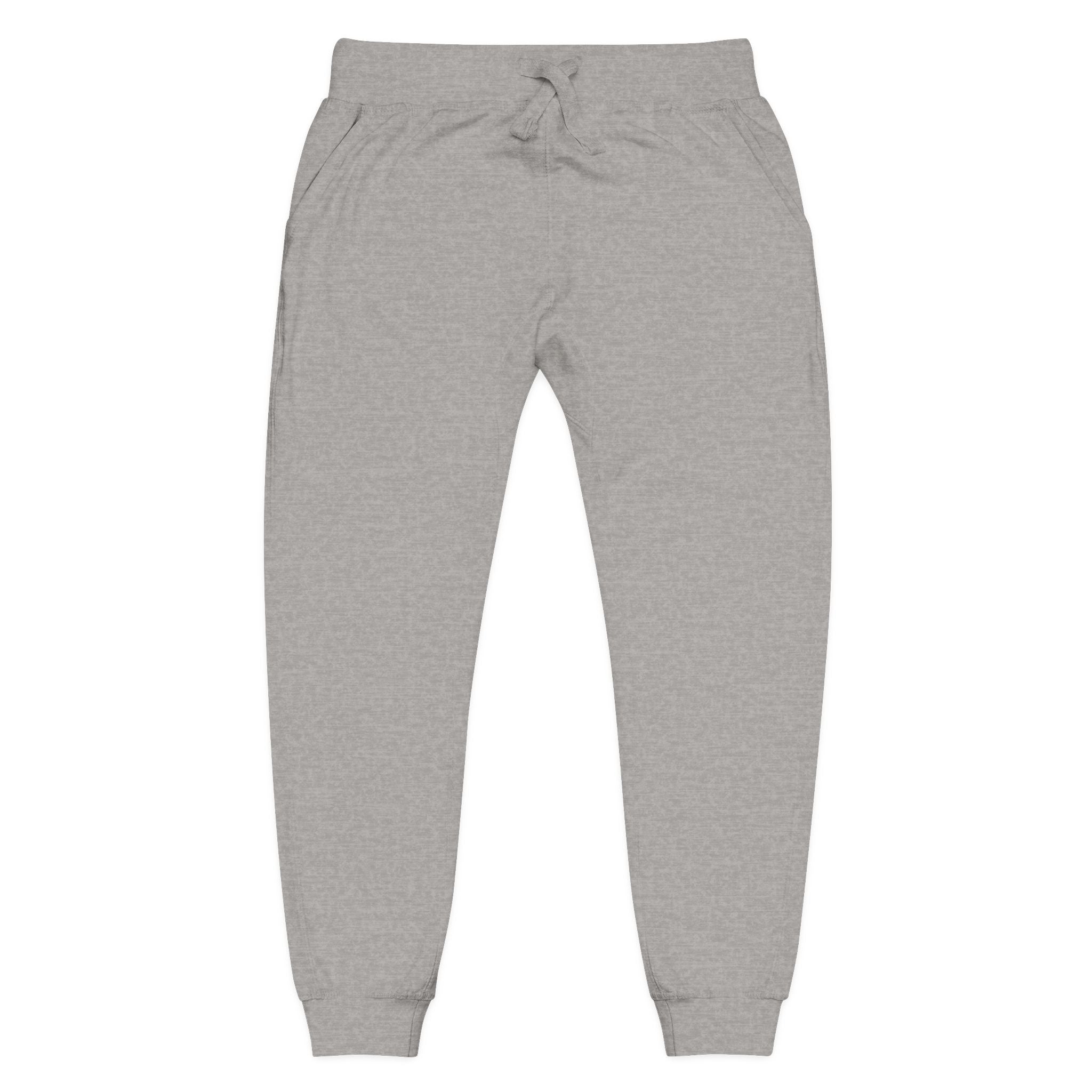 Embroidered Fleece Sweatpants — Cozy Casual Joggers