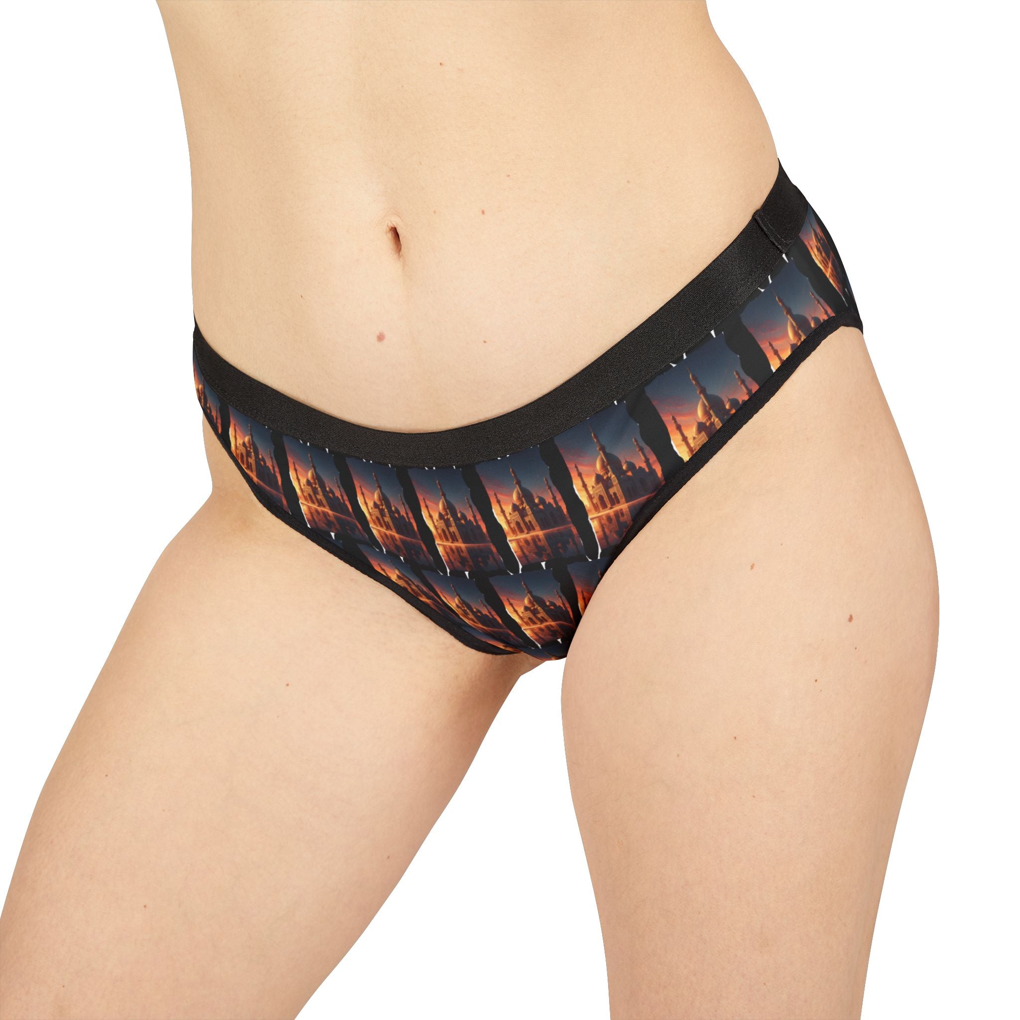 Sunset Reflection Bikini Briefs — Women's Patterned Underwear