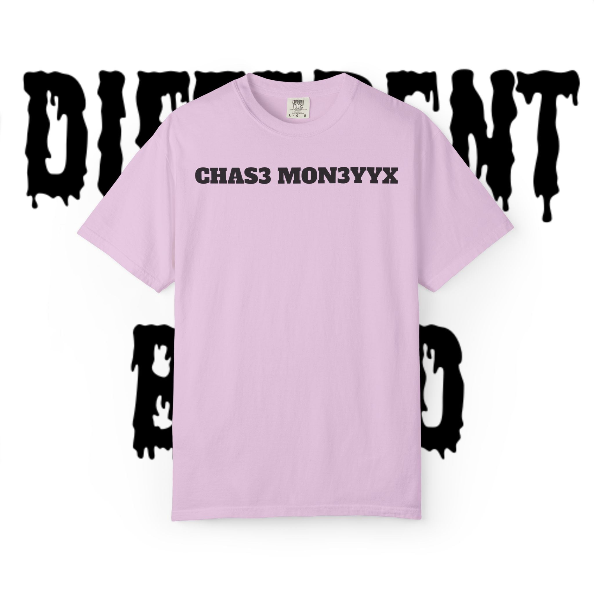 Chas3 Mon3yyx Graphic T-Shirt — Bold Lip Logo Streetwear Tee
