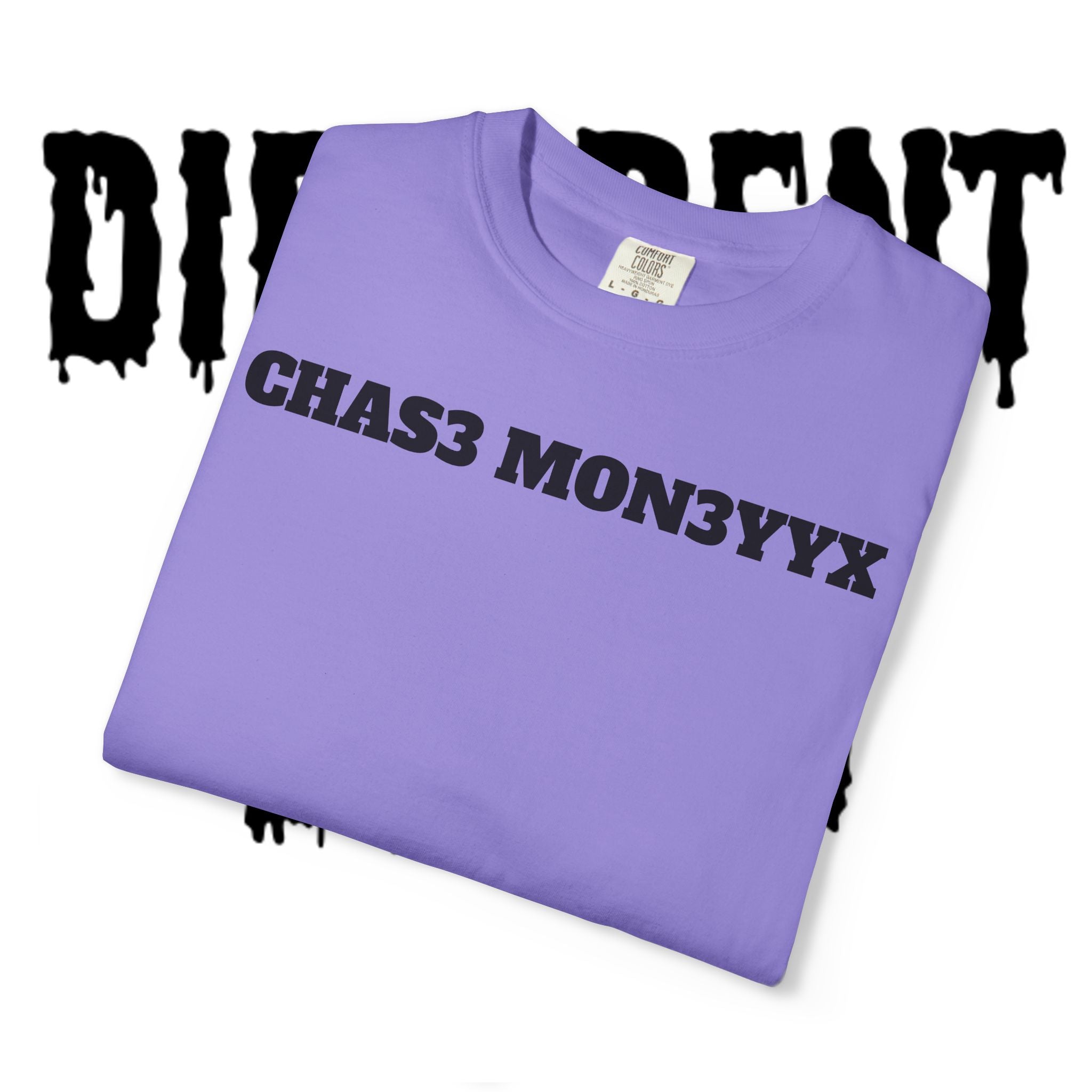 Chas3 Mon3yyx Graphic T-Shirt — Bold Lip Logo Streetwear Tee
