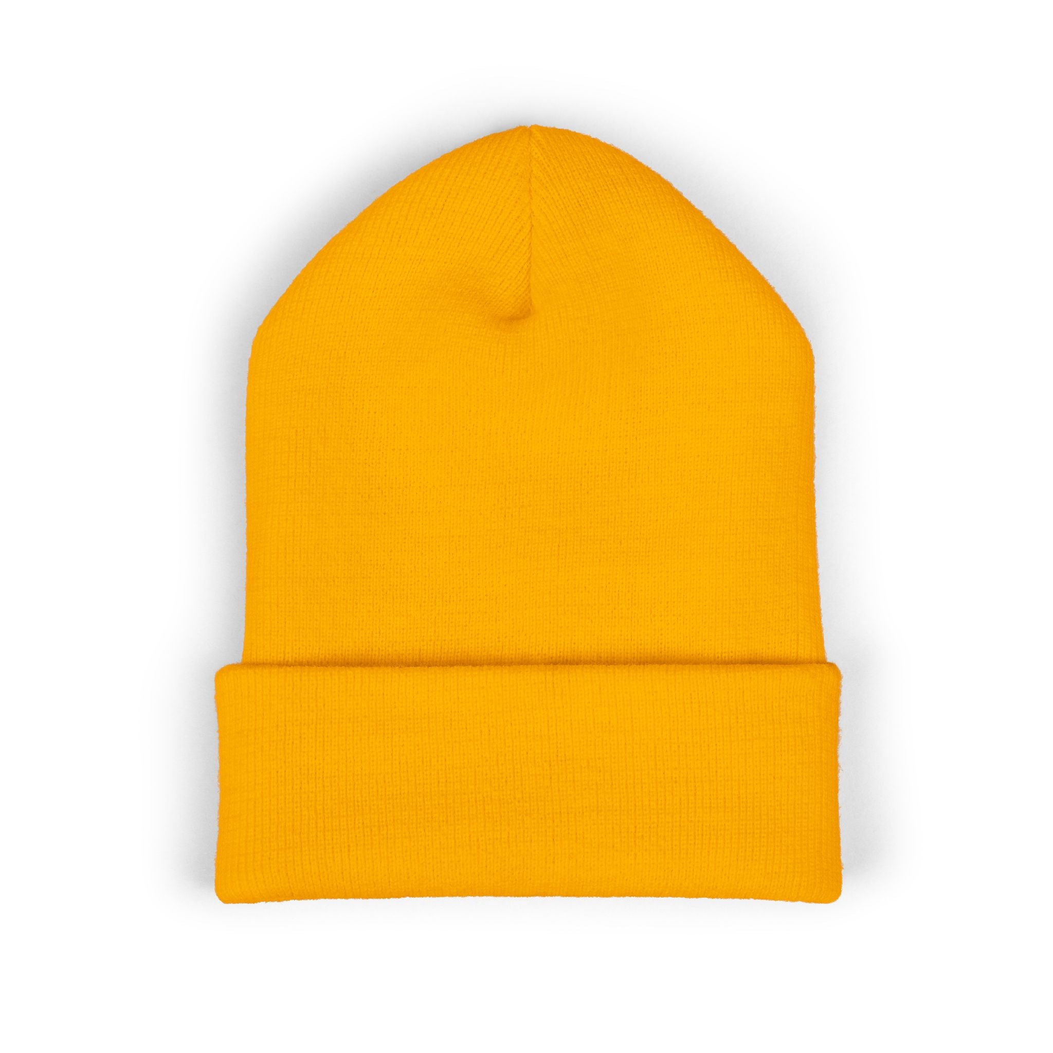 Street Scholar Embroidered Beanie — Classic Cuffed Knit Hat