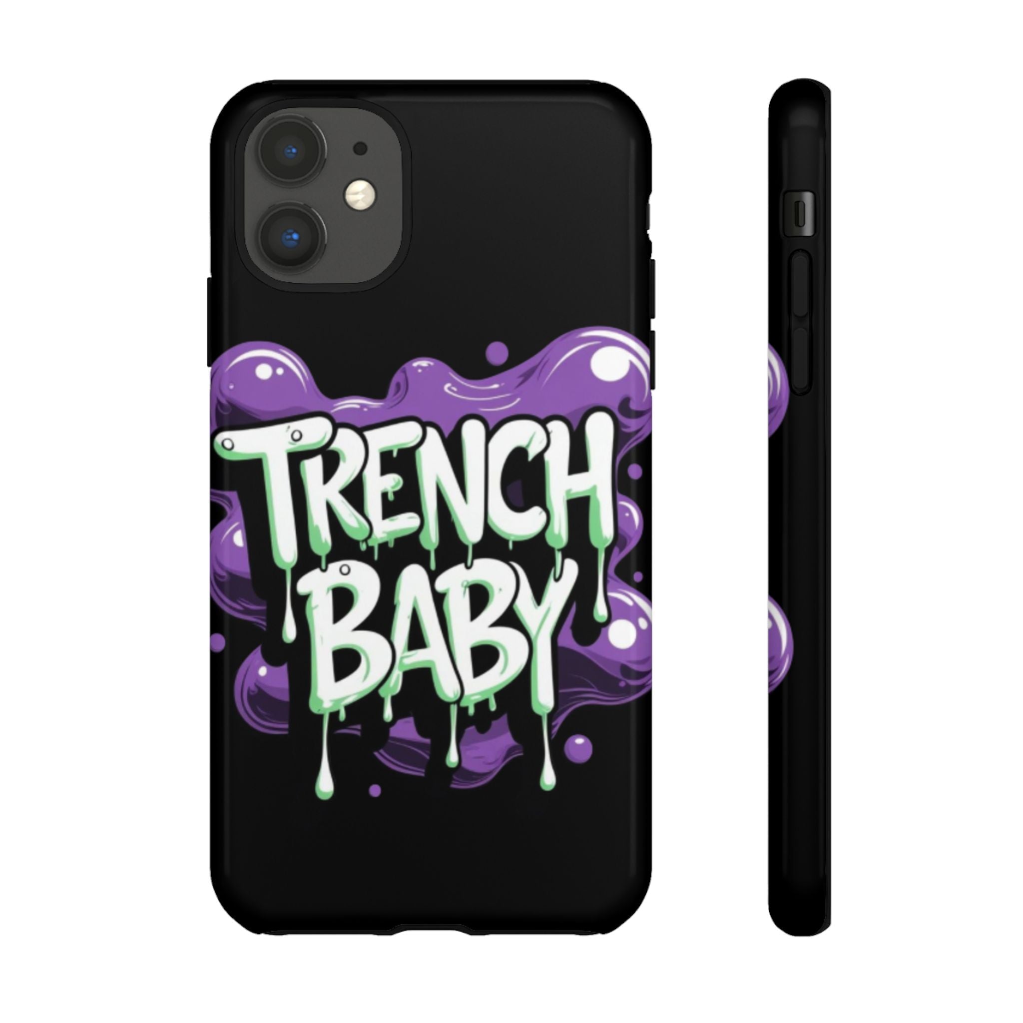 Phone Case — "Trench Baby" Drippy Graffiti Design