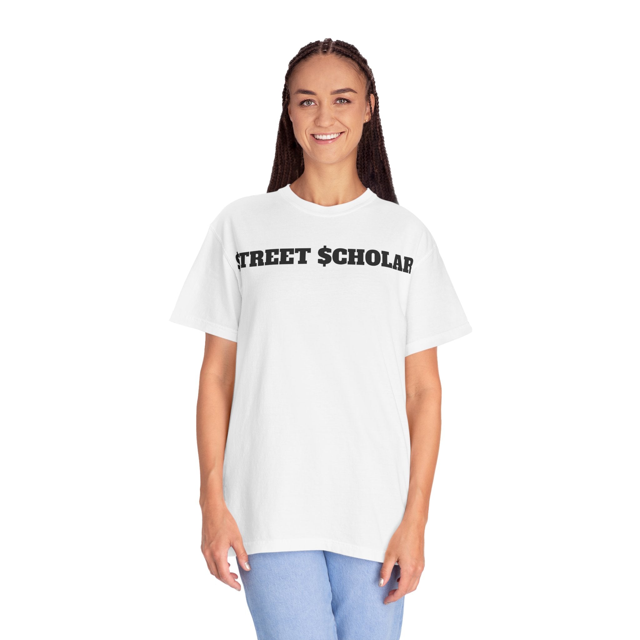 Street Scholar T‑Shirt — Bold Graphic Lip Grill Design