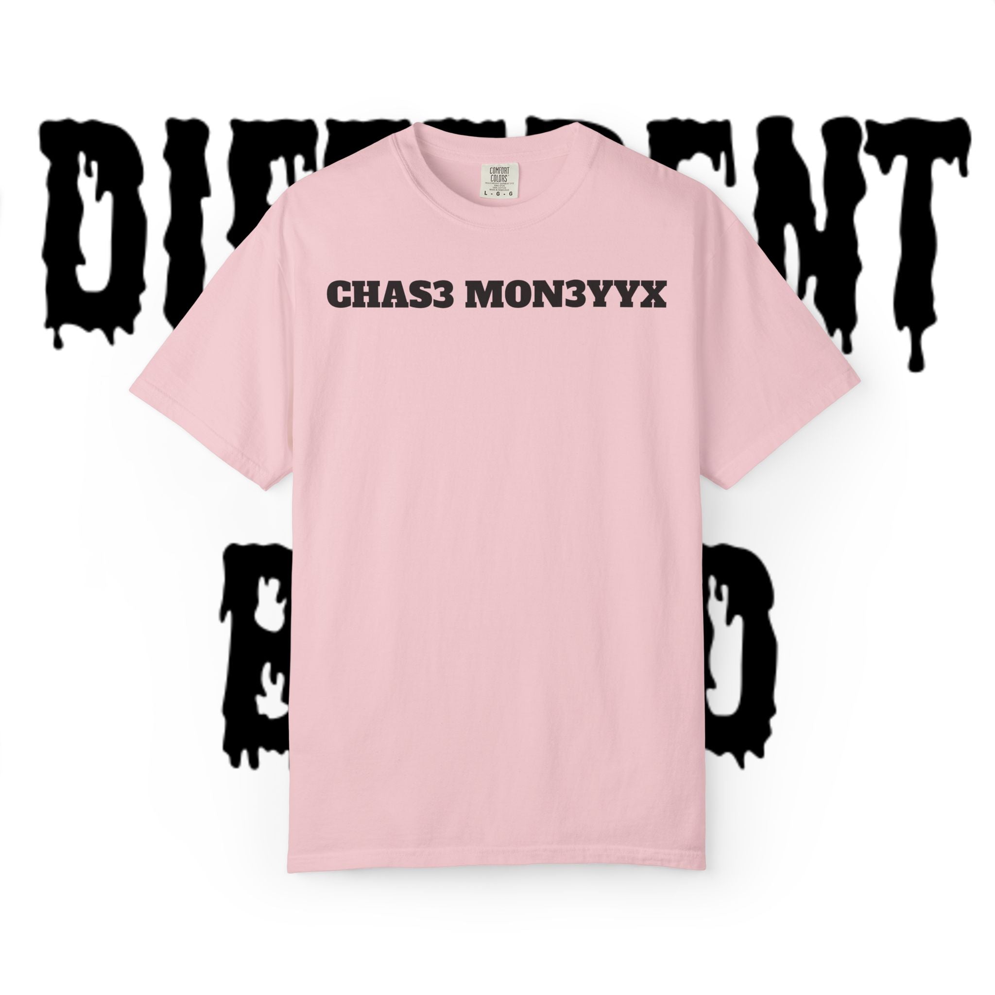 Chas3 Mon3yyx Graphic T-Shirt — Bold Lip Logo Streetwear Tee