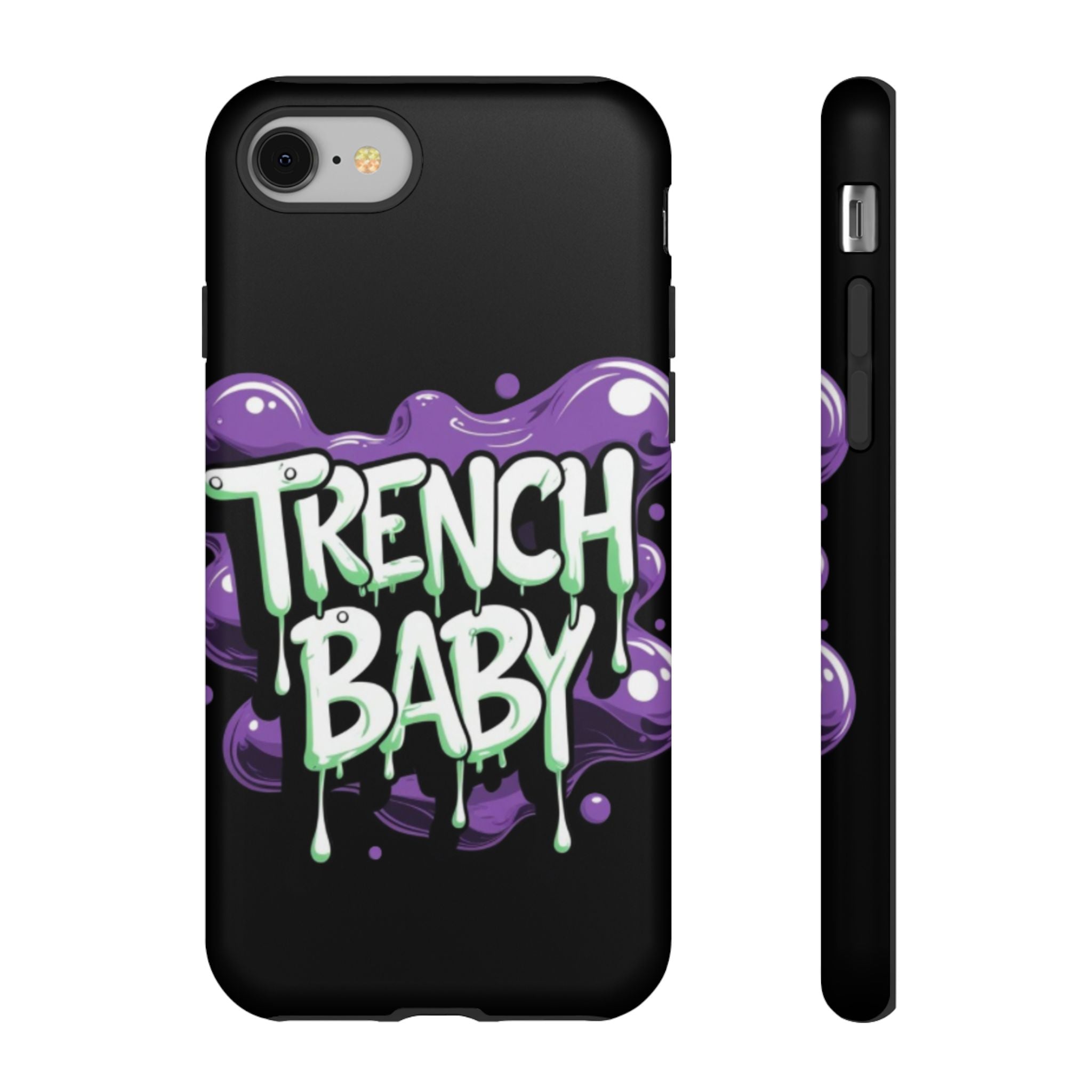 Phone Case — "Trench Baby" Drippy Graffiti Design