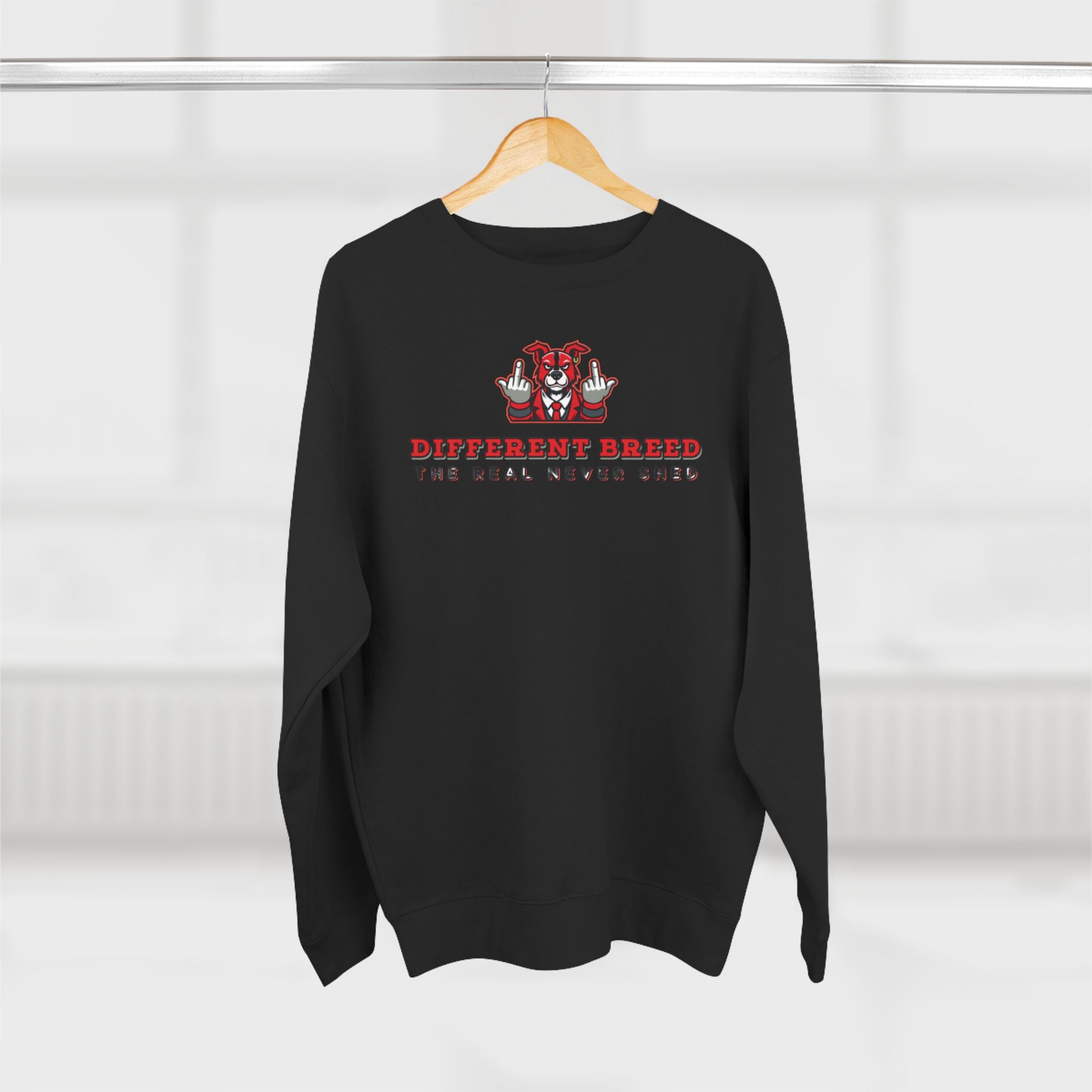 Crewneck Sweatshirt — “Different Breed” Graphic Crewneck (The Deal Never Ends)