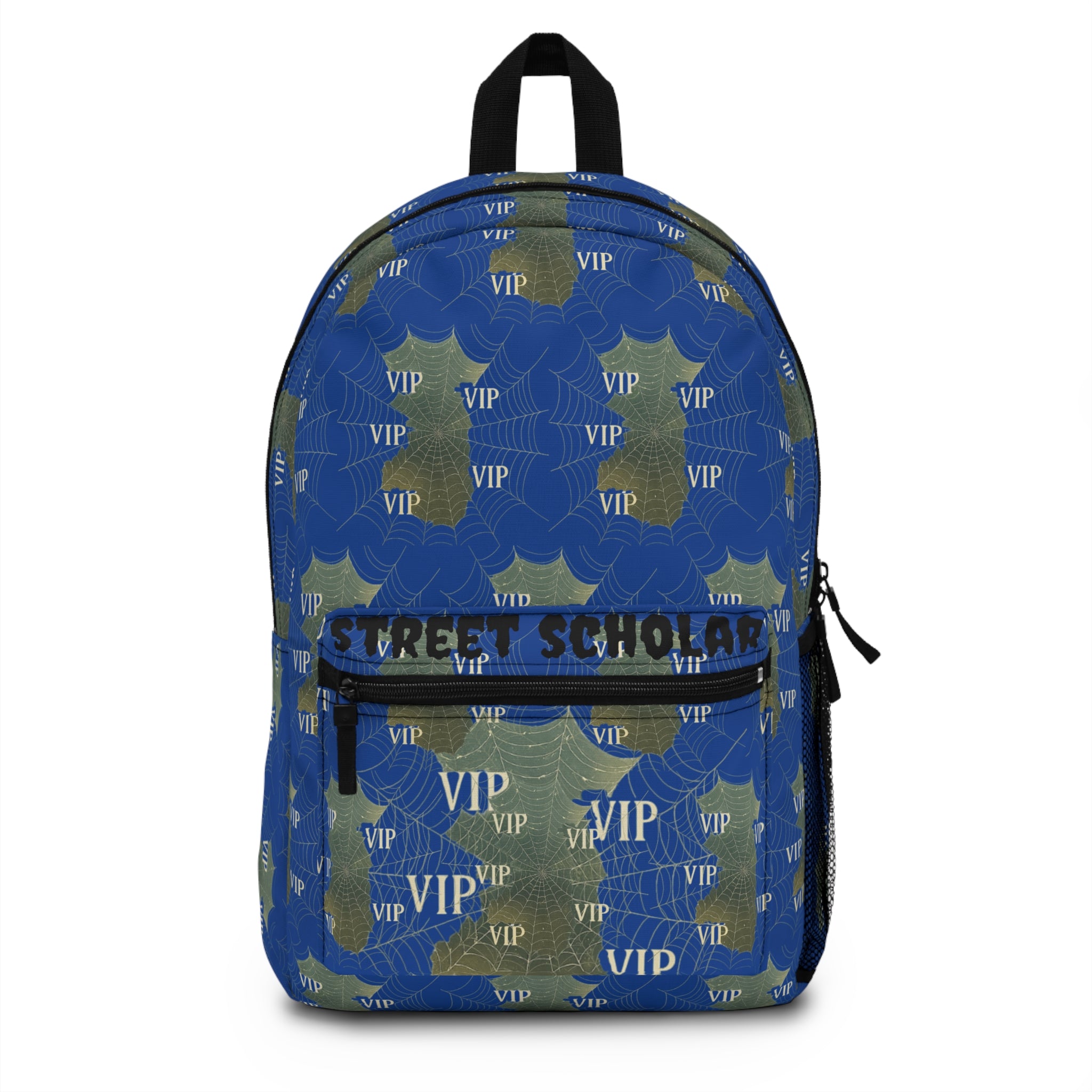 VIP Street Scholar Backpack — Blue Camouflage School Backpack