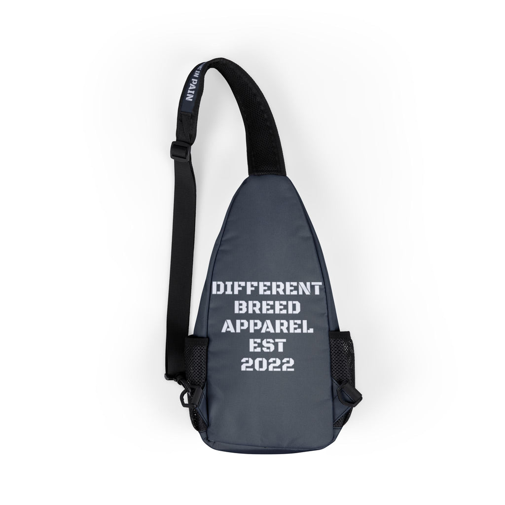 Different Breed Apparel Chest Bag — EST 2022 Sling Pack with Floral Heart Design