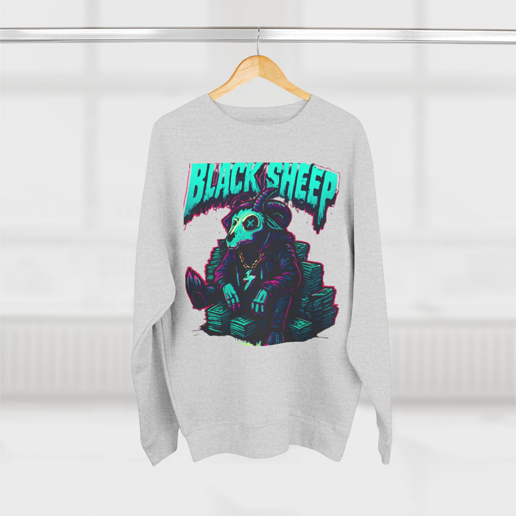Crewneck Sweatshirt — 'Black Sheep' Graphic Pullover (The One Counted Out)