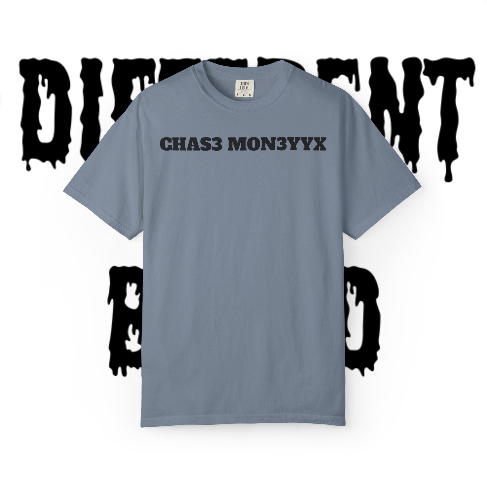 Chas3 Mon3yyx Graphic T-Shirt — Bold Lip Logo Streetwear Tee