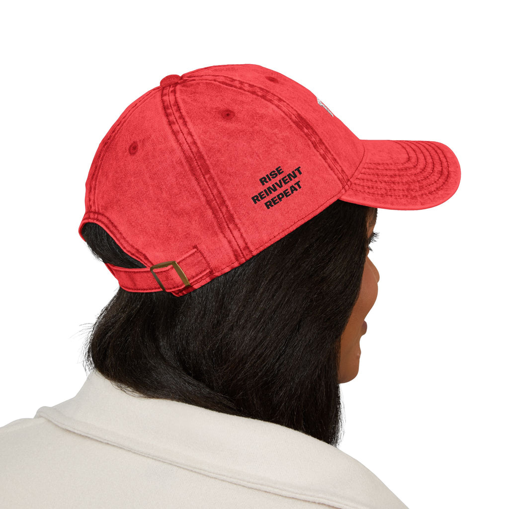 Vintage Embroidered Cap — "TRIPLE R" Distressed Dad Hat