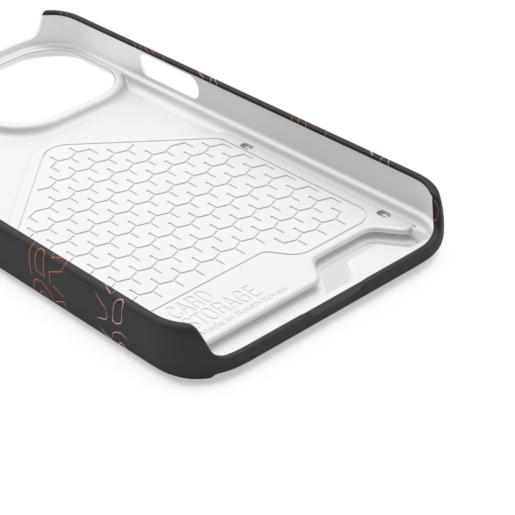 Rise Reinvent Repeat Phone Card Case — Slim Wallet Phone Case with Motivational Design