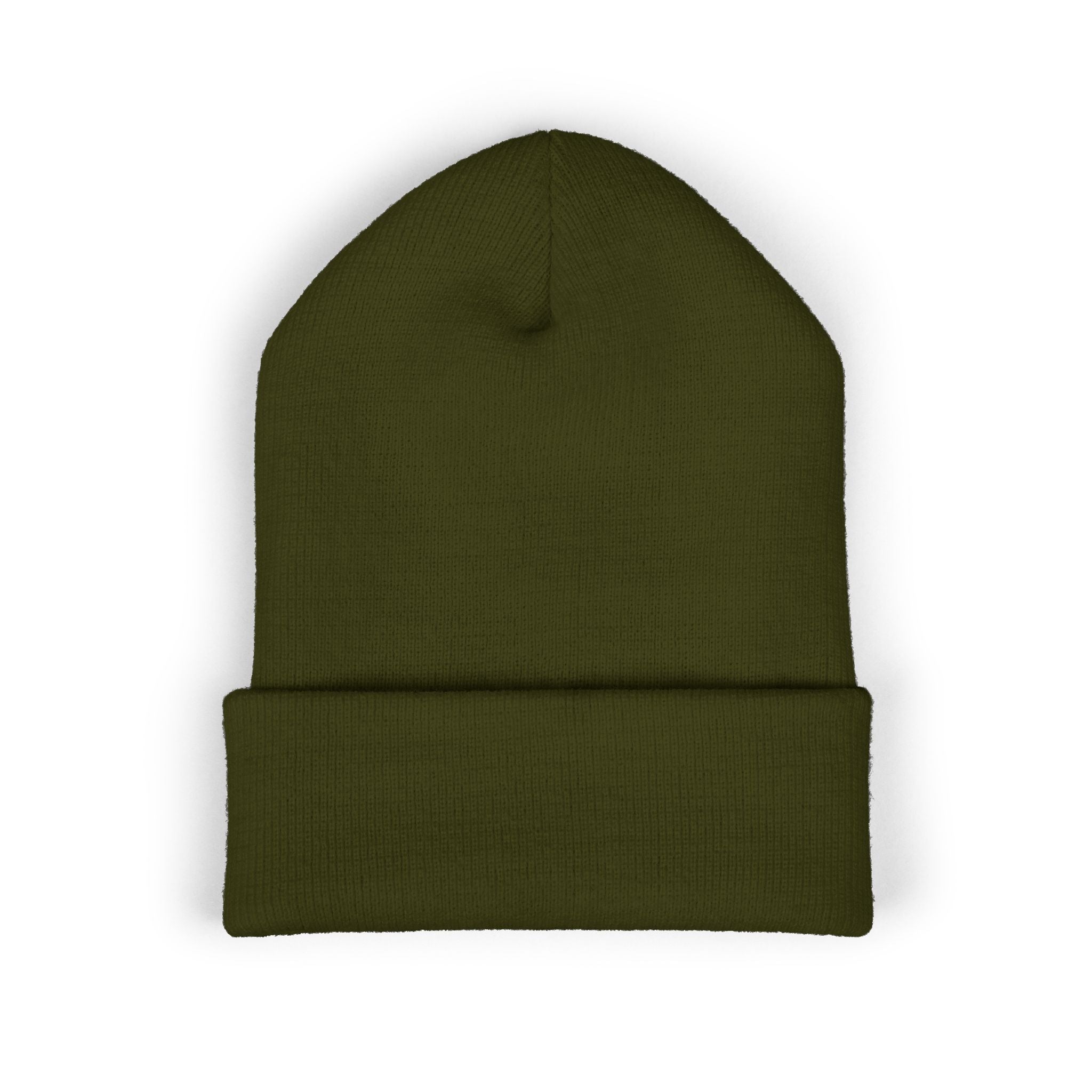 Street Scholar Embroidered Beanie — Classic Cuffed Knit Hat