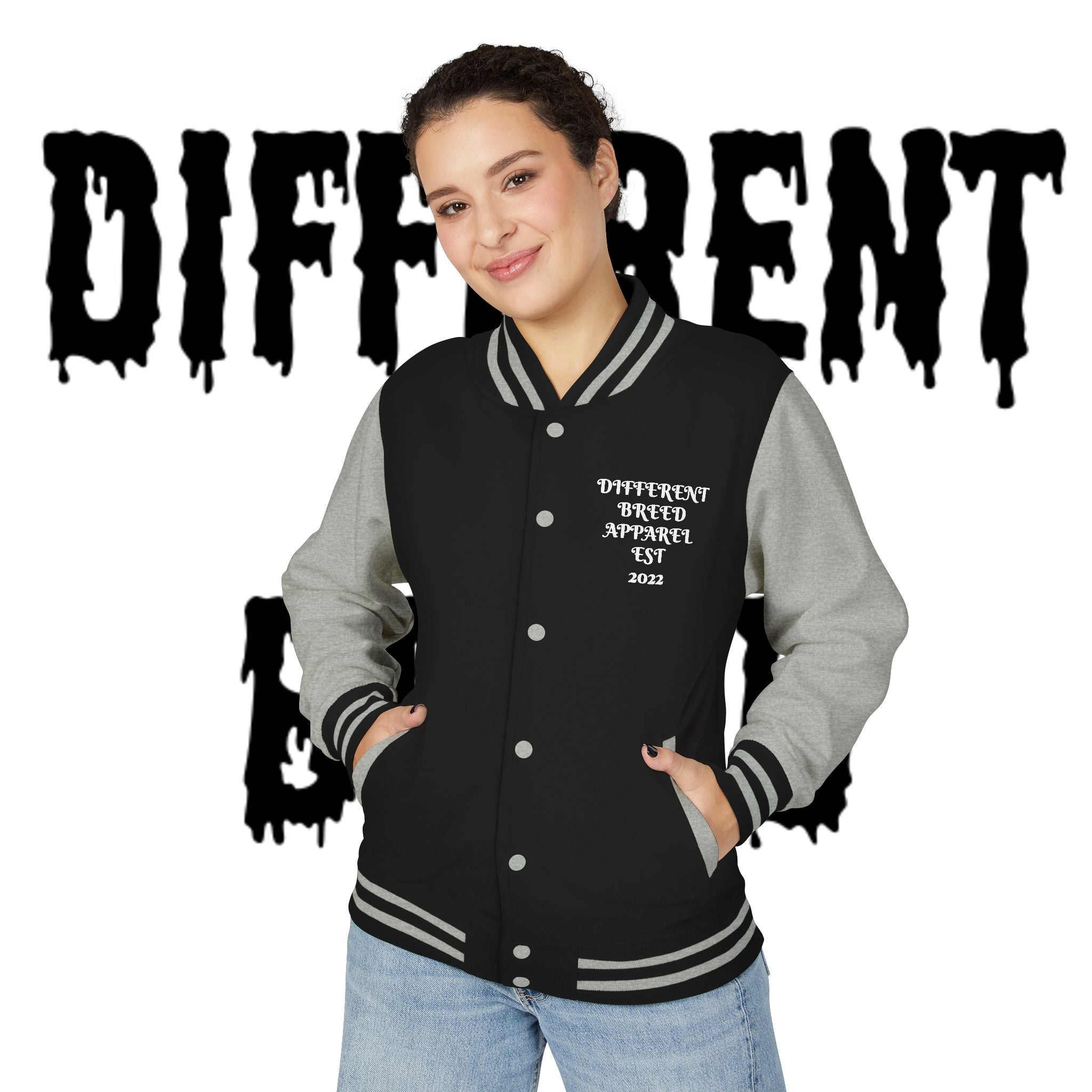 Letterman Jacket — 'Different Breed' Retro Varsity Jacket