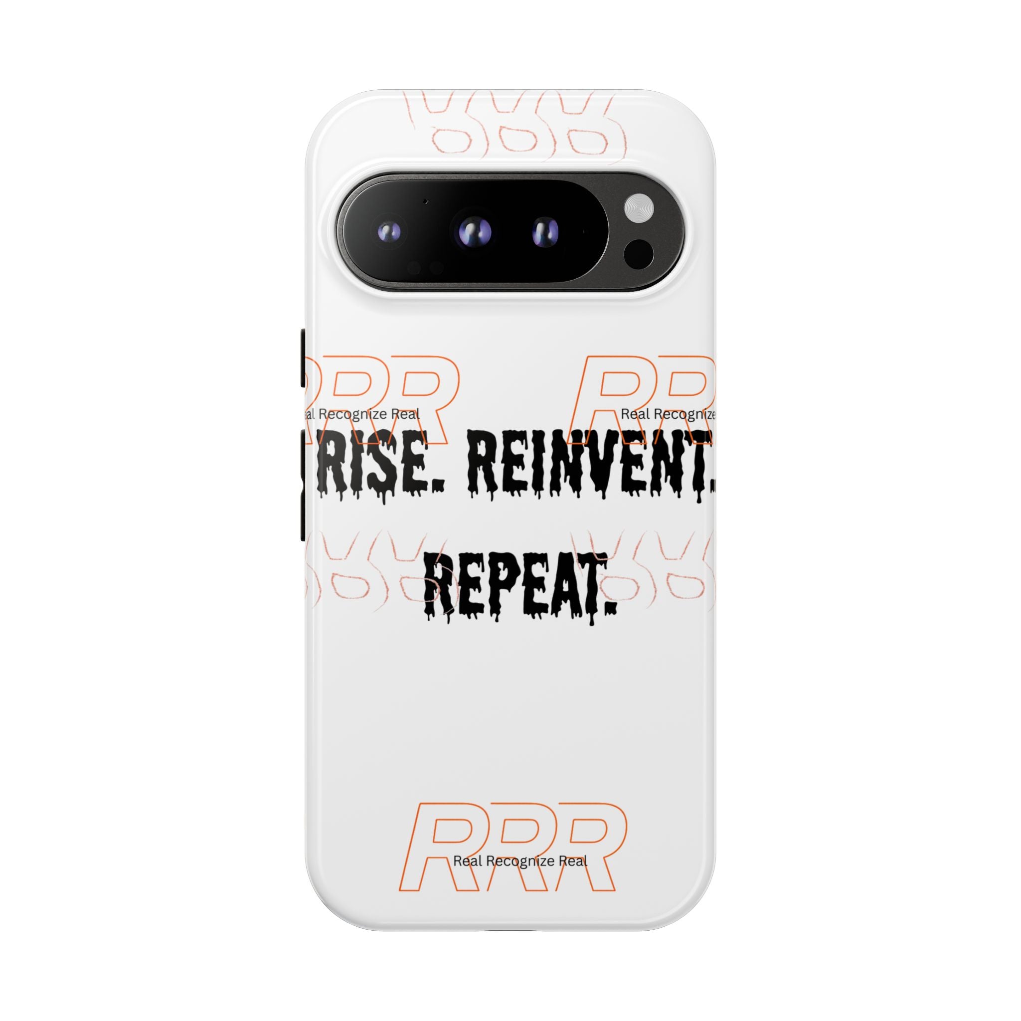 Tough Cases — "Rise. Reinvent. Repeat." Motivational Phone Case