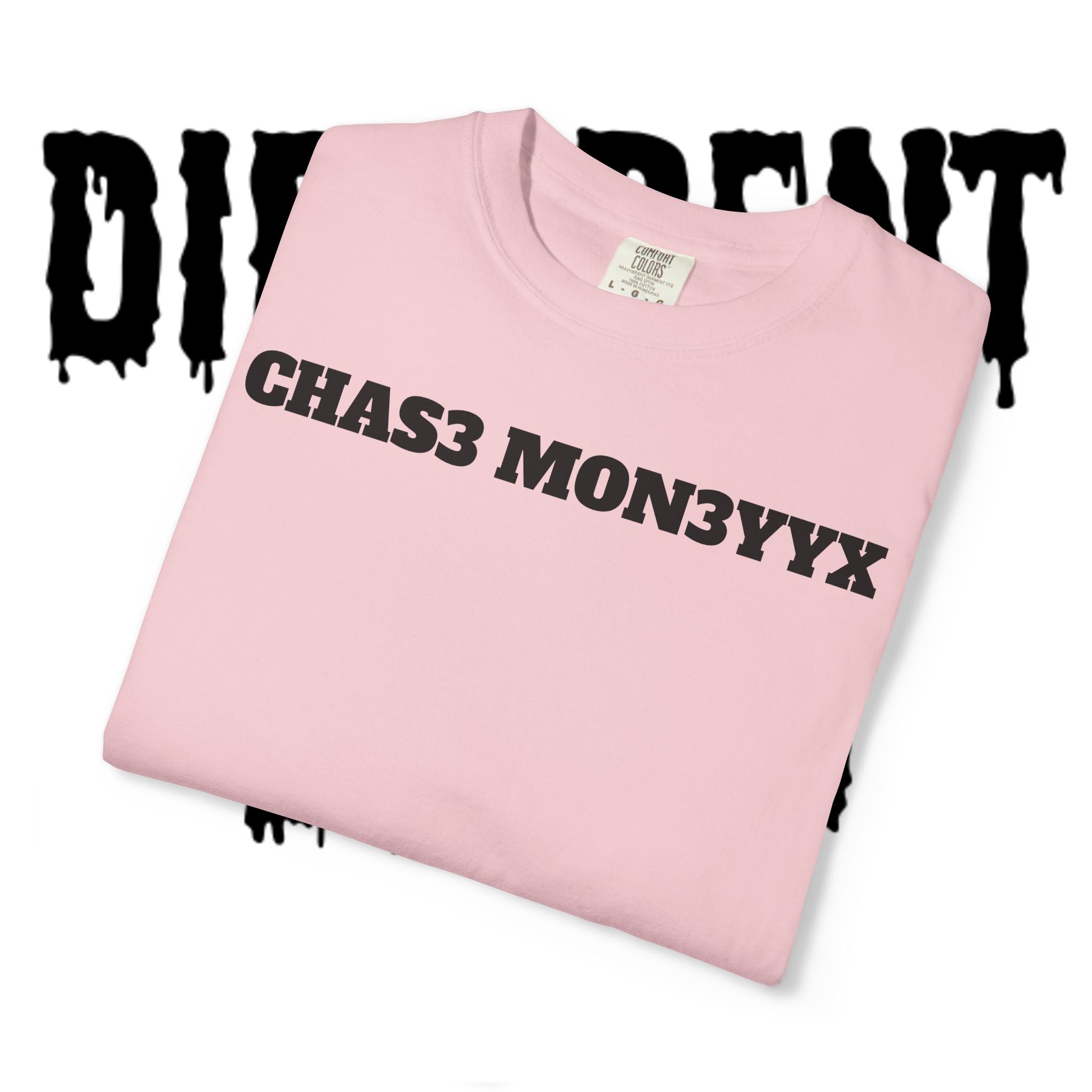 Chas3 Mon3yyx Graphic T-Shirt — Bold Lip Logo Streetwear Tee