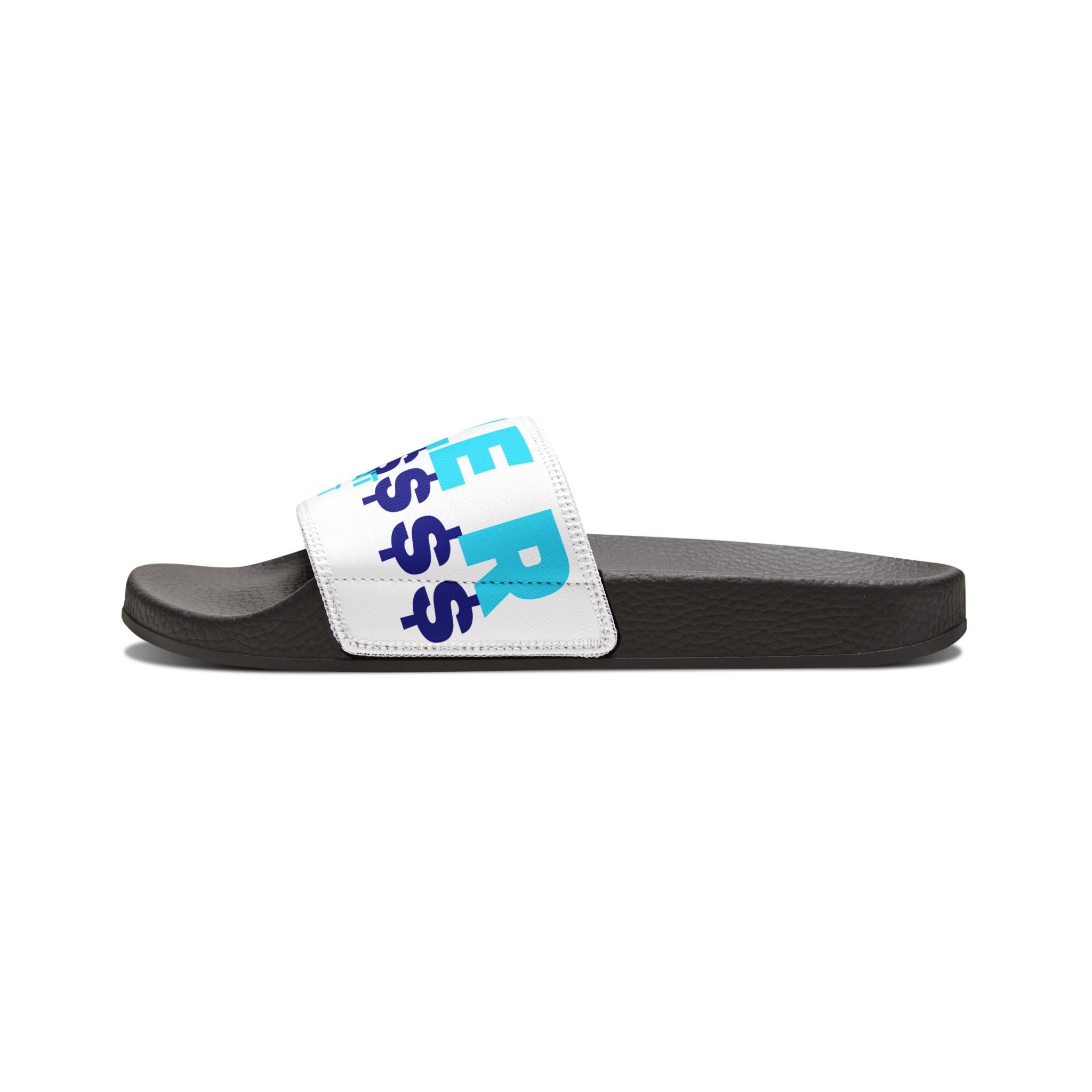 Removable-Strap Sandals — 'Triple ' Bold Graphic Slide Sandals for Men