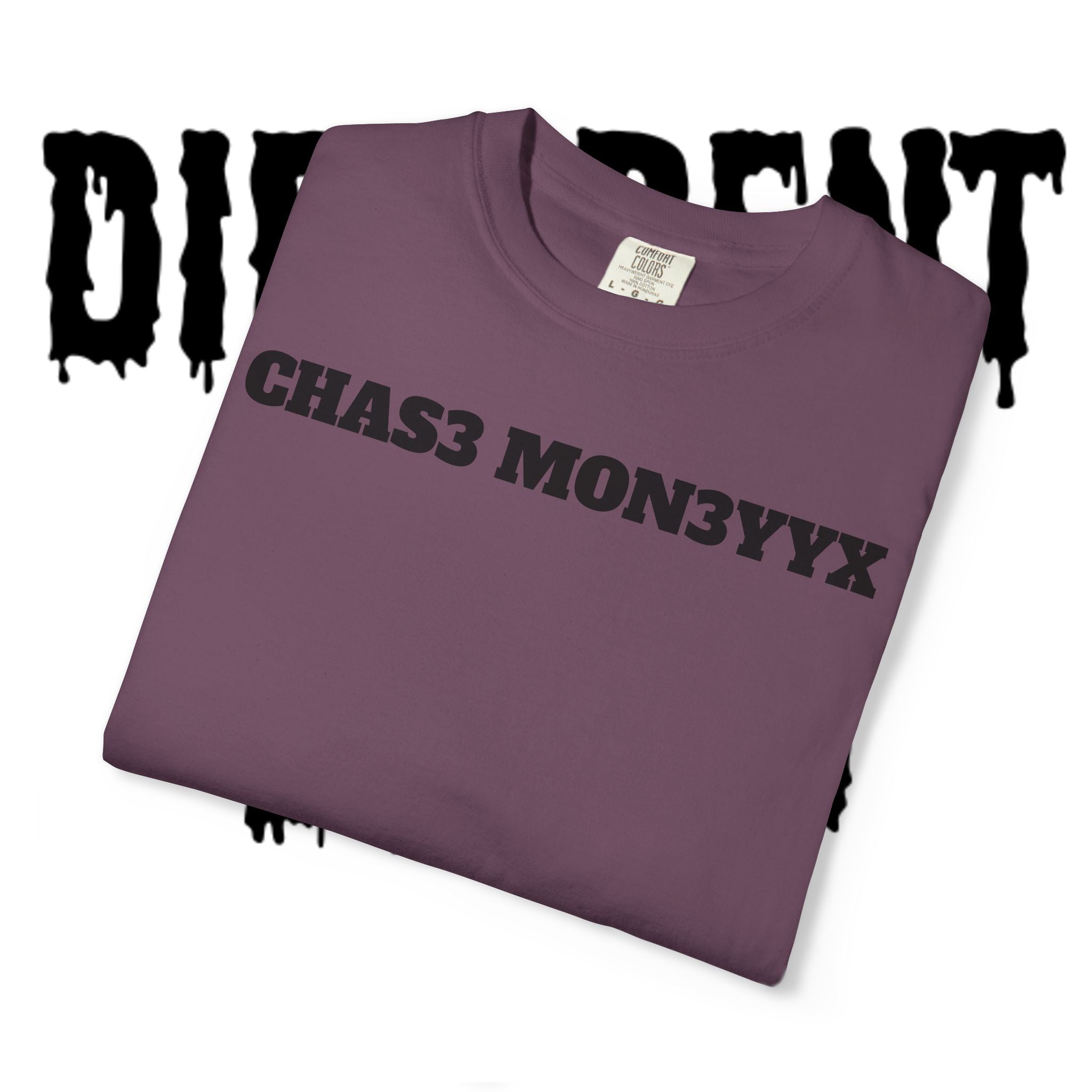 Chas3 Mon3yyx Graphic T-Shirt — Bold Lip Logo Streetwear Tee
